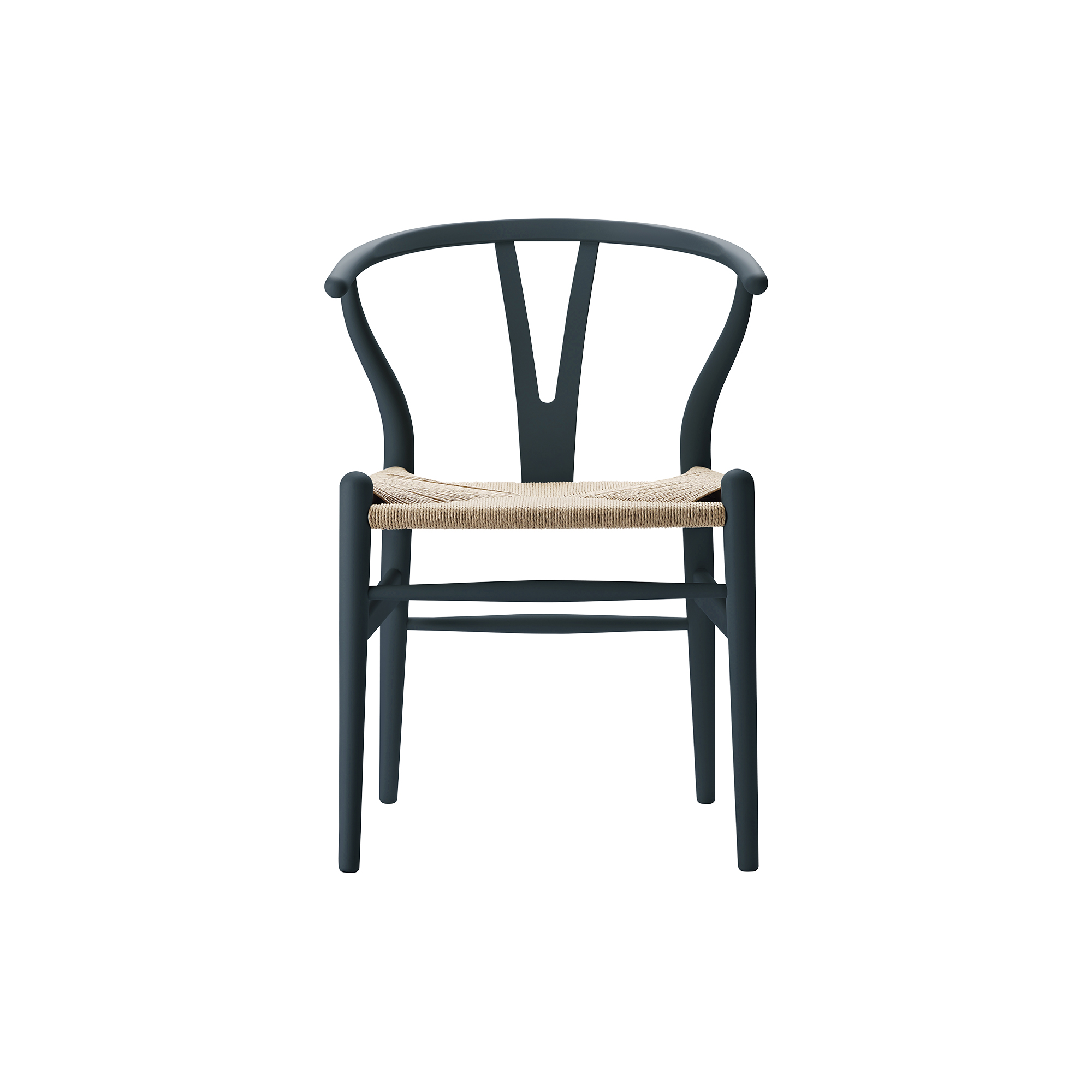Carl Hansen & Søn - CH24 Y-stolen spisebordsstol, soft north sea - H: 76 x B: 55 x D: 51 cm.
