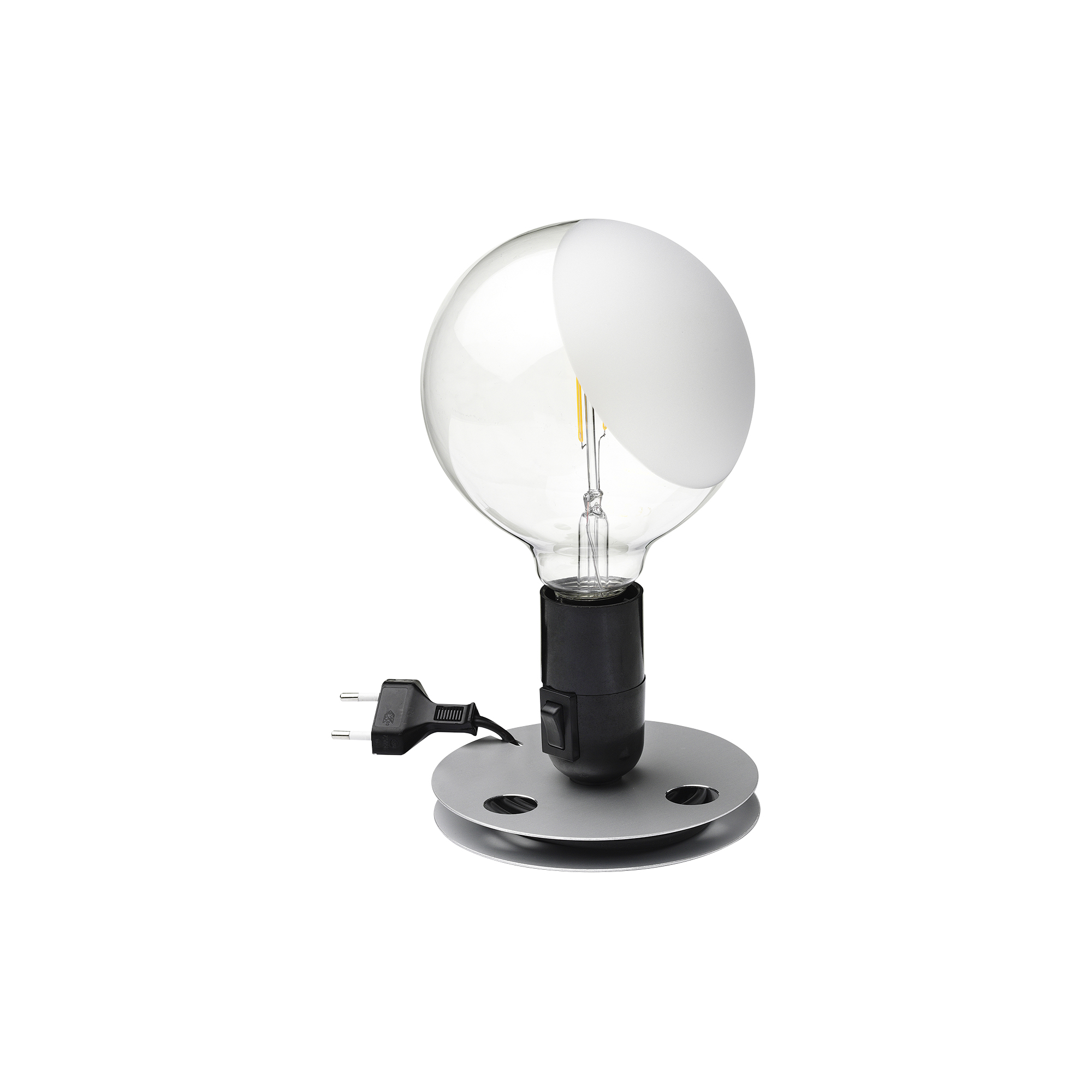 Flos - Lampadina bordlampe, sort - H: 24 cm.