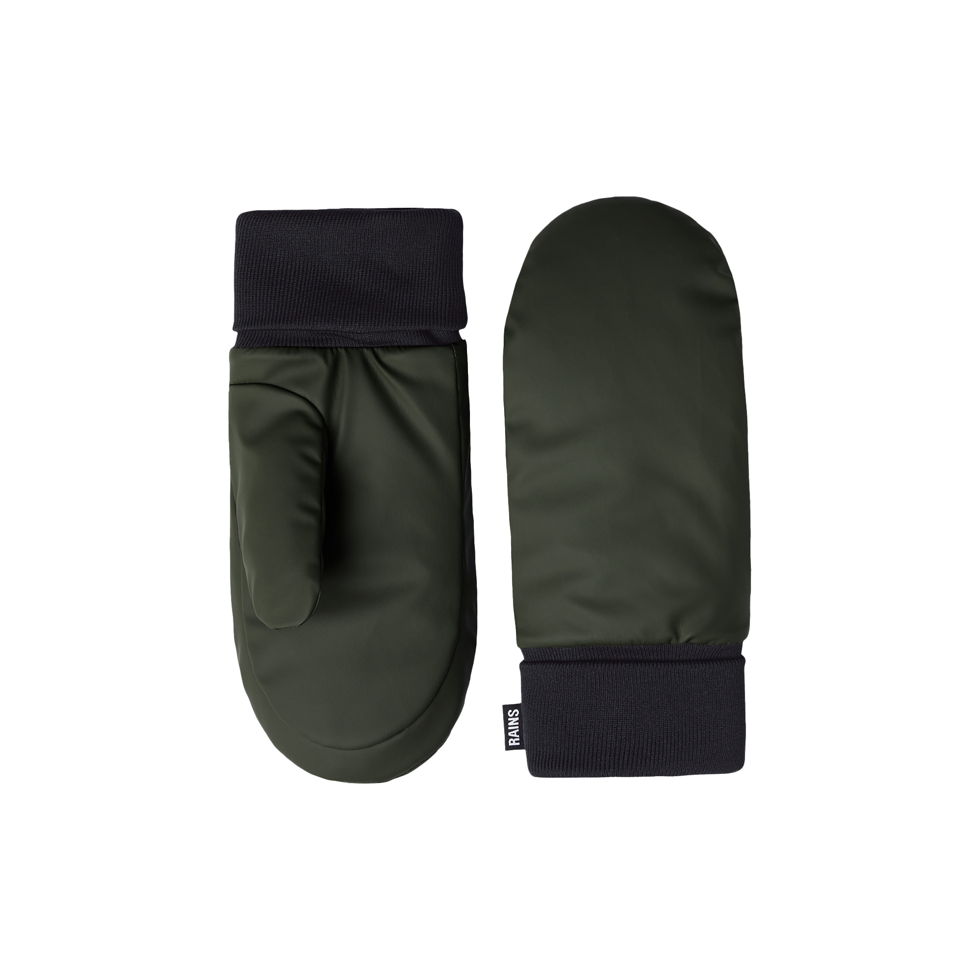 Rains - Alta Puffer Mittens, green - M-L