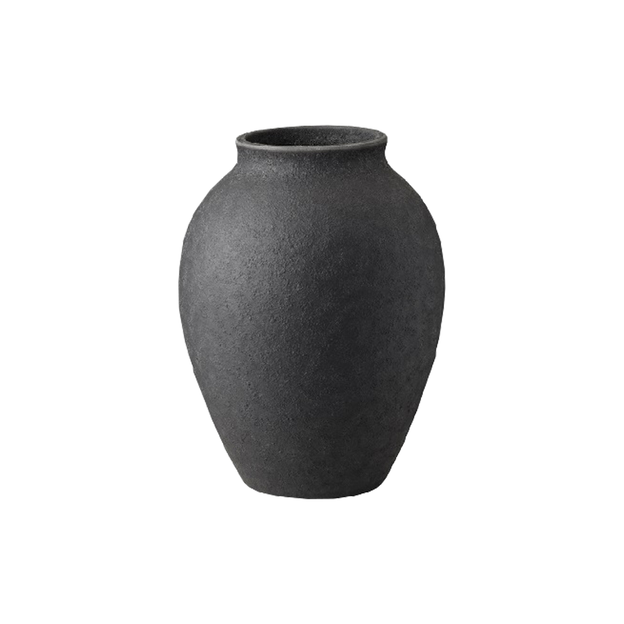 Knabstrup Keramik - Knabstrup vase, black - H12.5 cm