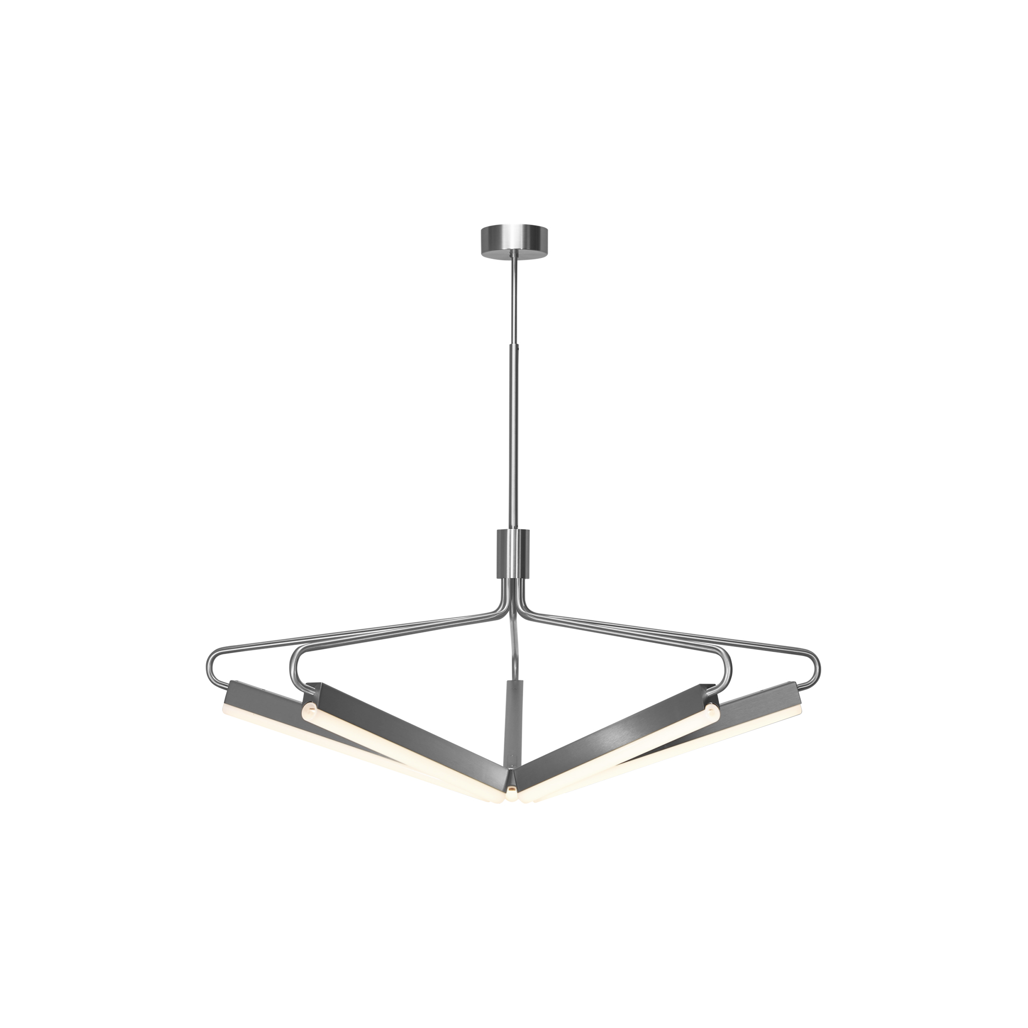 Rubn - Angel 5 500 Wide Chandelier, steel