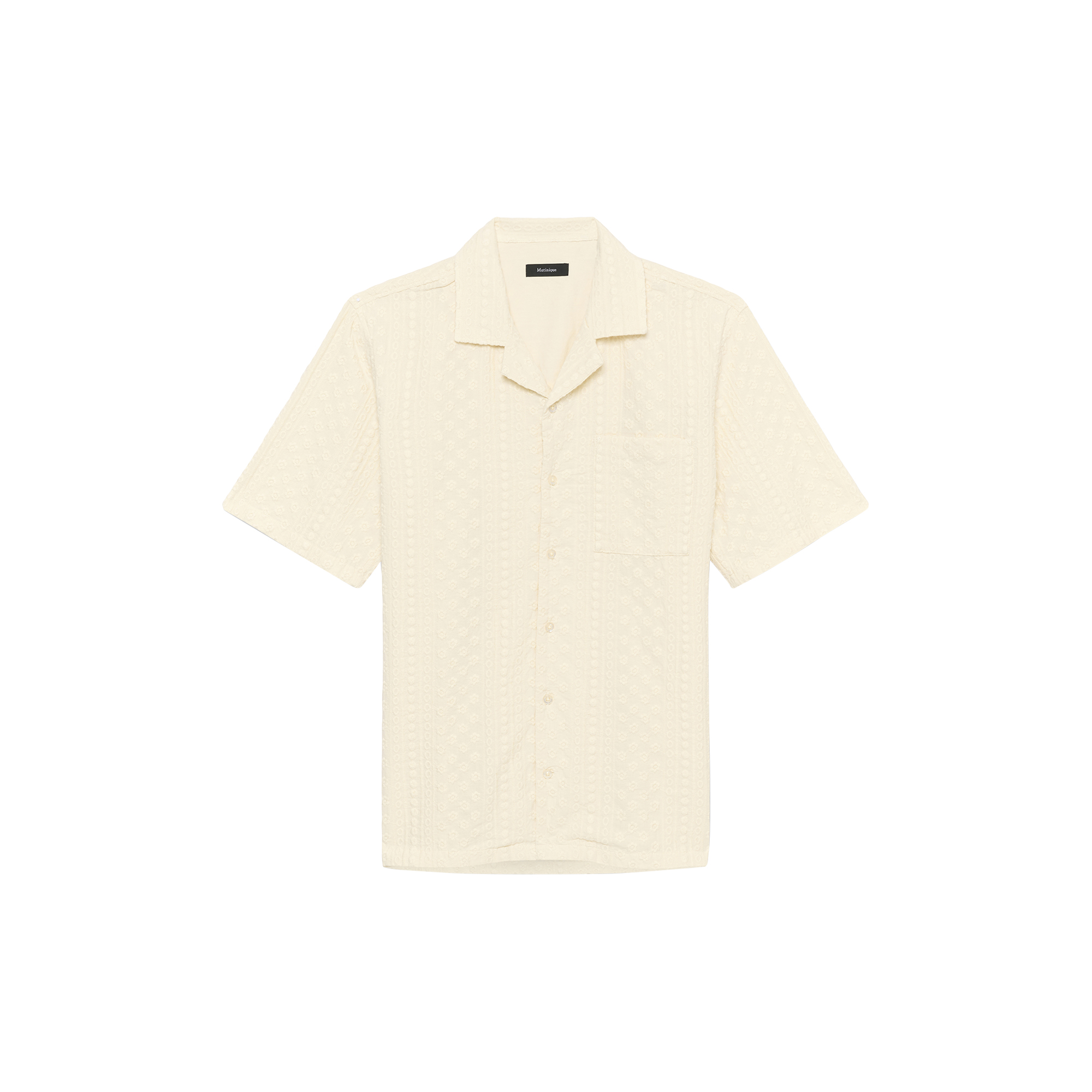 Matinique - MAklampo SS Shirt, off white - Str. XXL