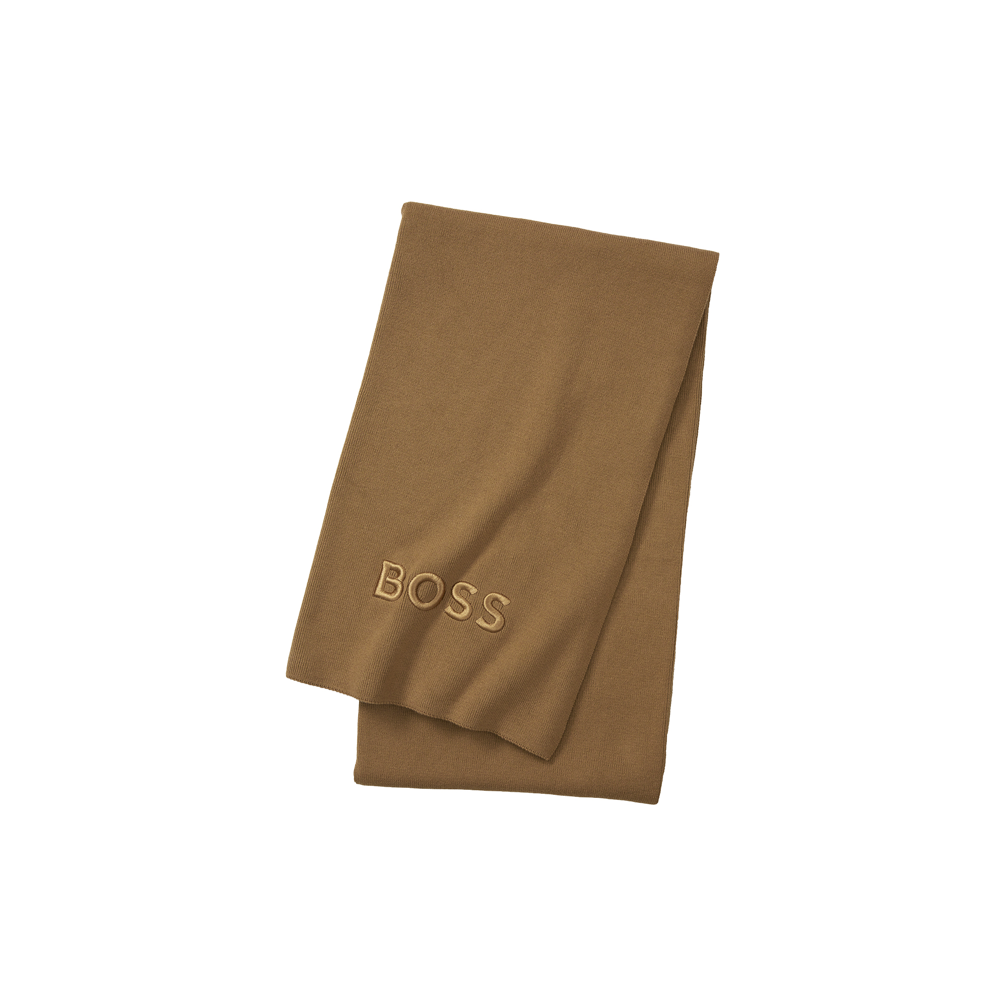 BOSS Home - Bold Logo plaid, camel