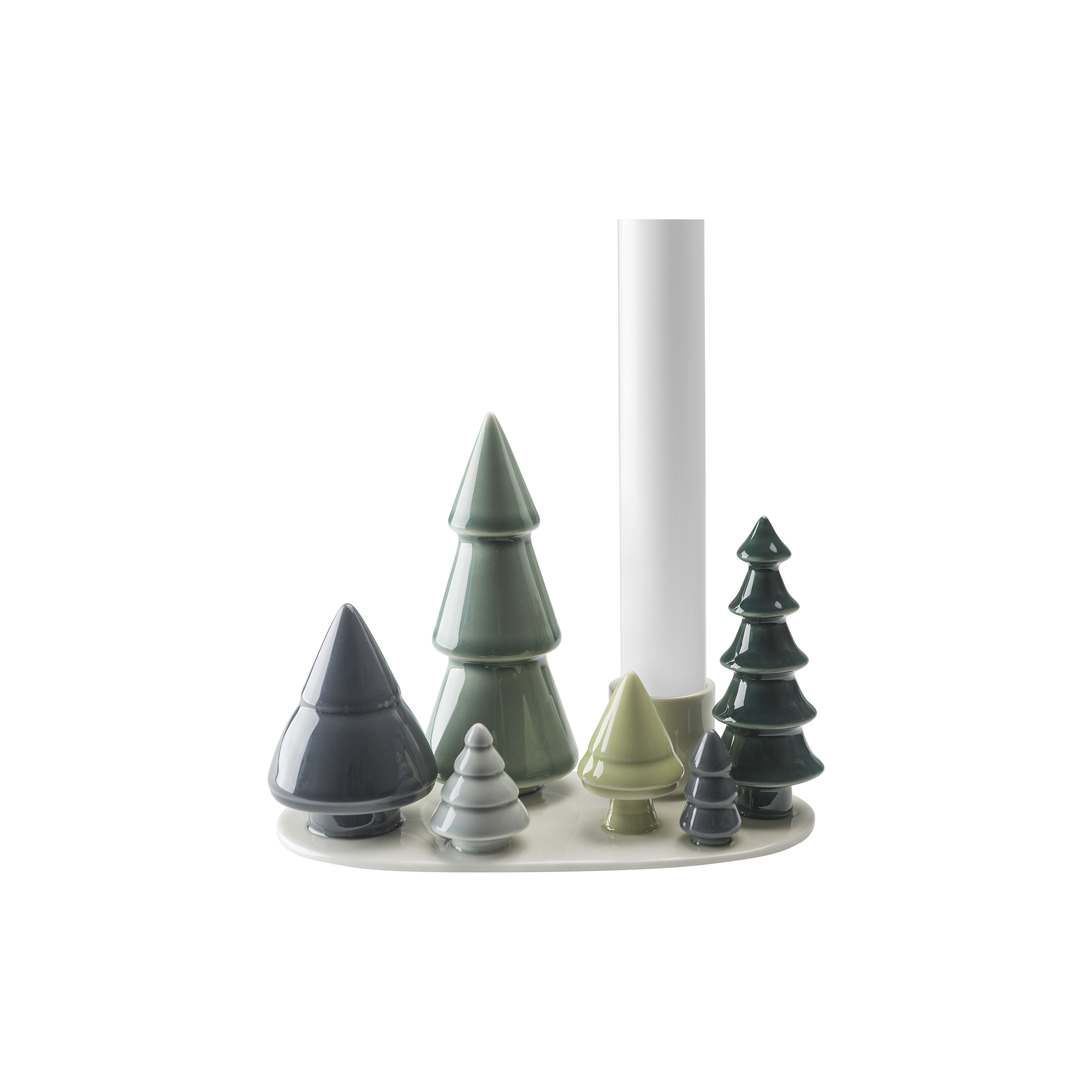 Dottir Nordic Design - Winter Stories Forest lysestage