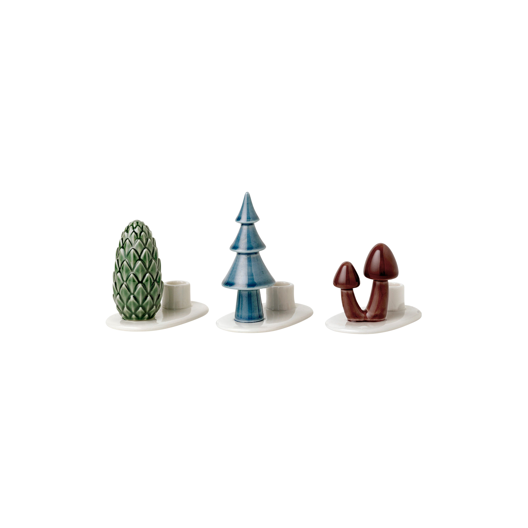 Dottir Nordic Design - Winter Stories Flock Mushroom lysestage