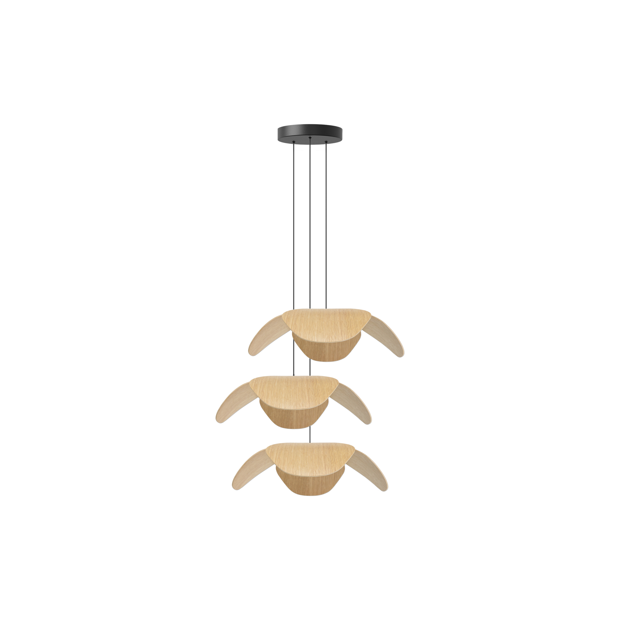 UMAGE - Forget Me Not Cluster 3 Pendant, oak