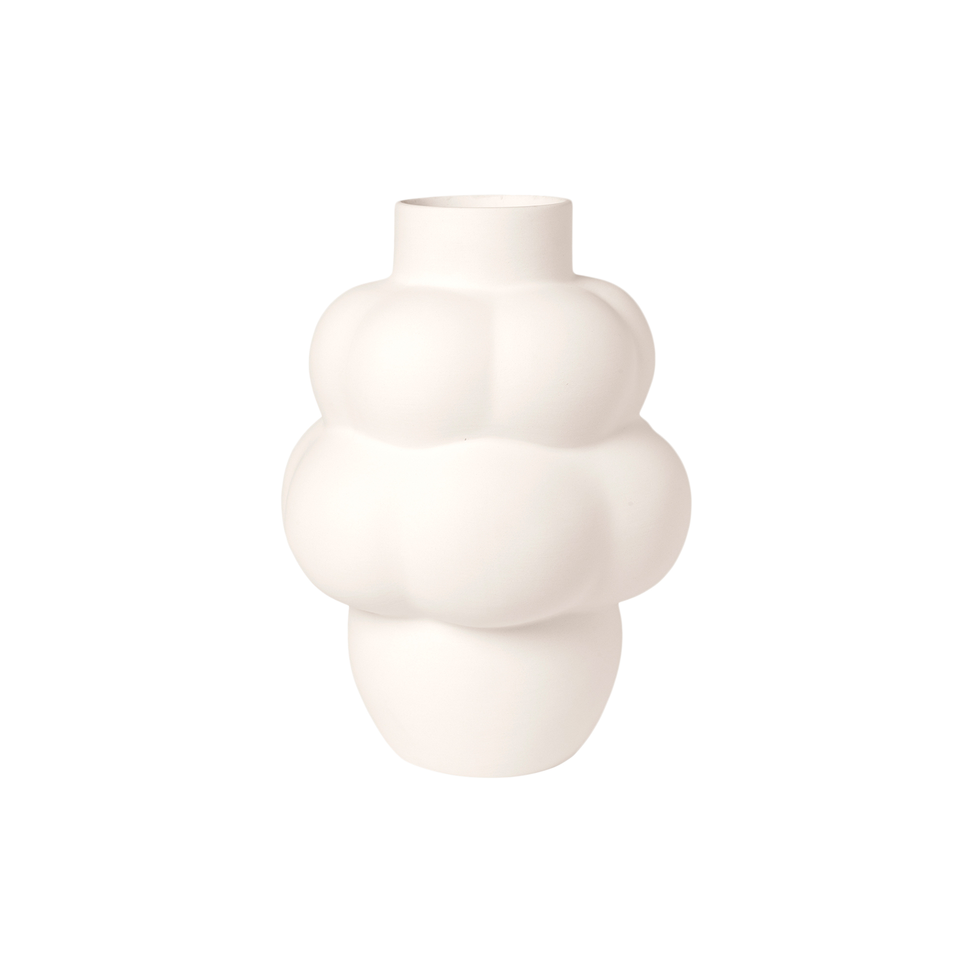 Louise Roe - Balloon vase 04 petit, raw white