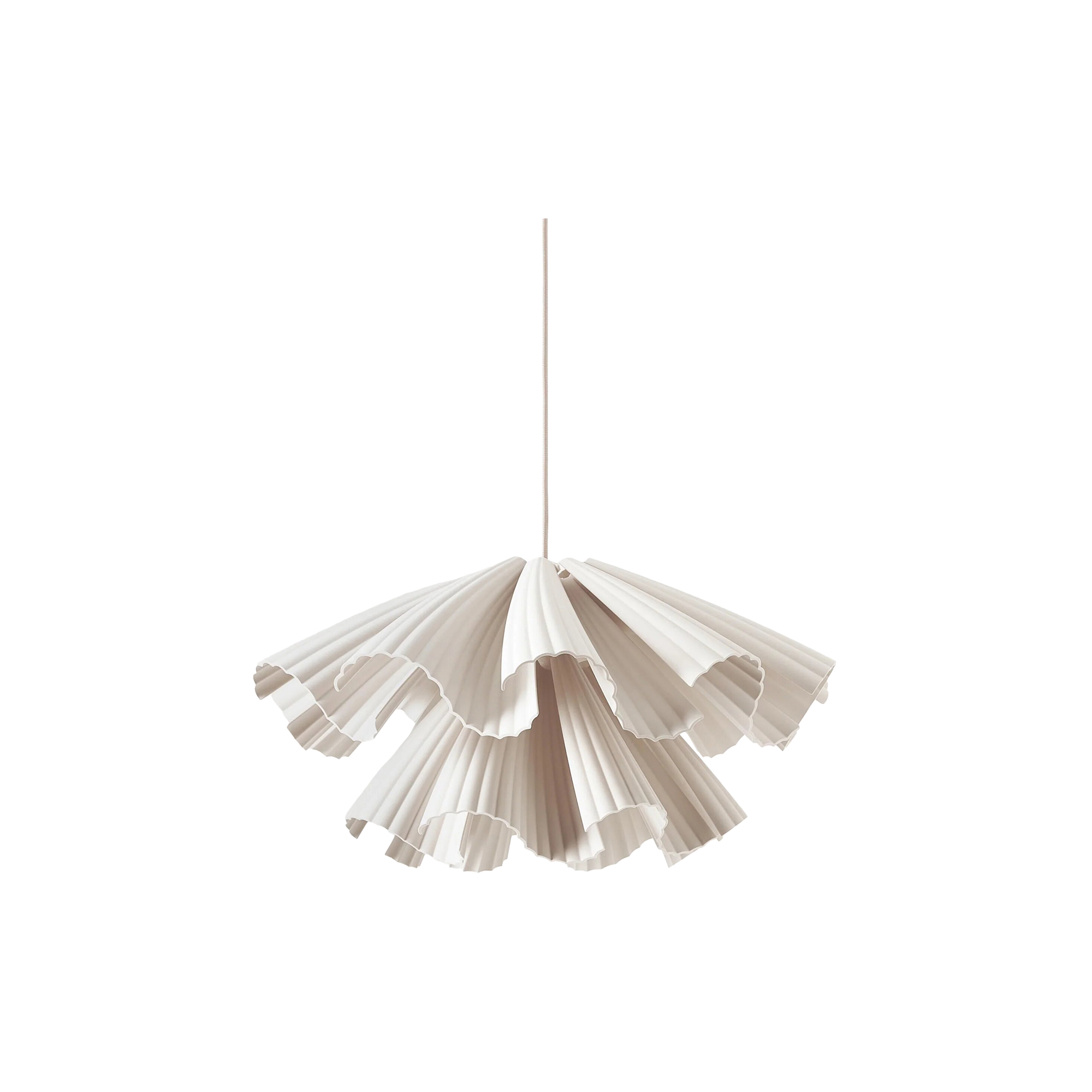 Westwing Collection - Keani 3D Printed Pendant, beige