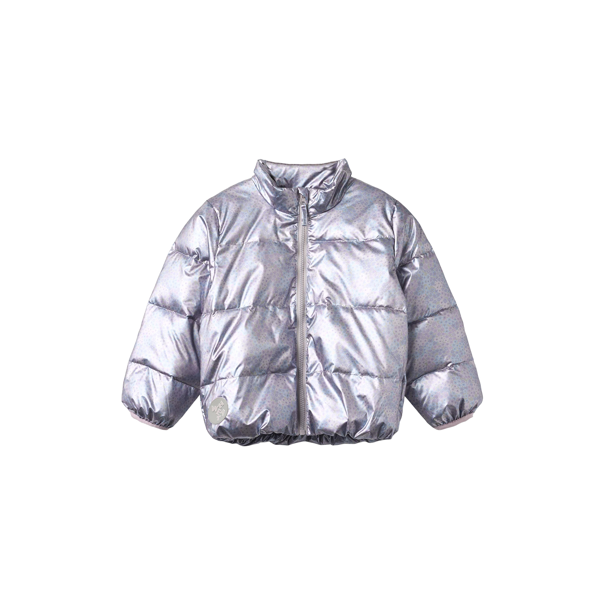 Wheat - Lightweight Puffer Jacket Ullu, silver sky flower - Str. 7Y-122