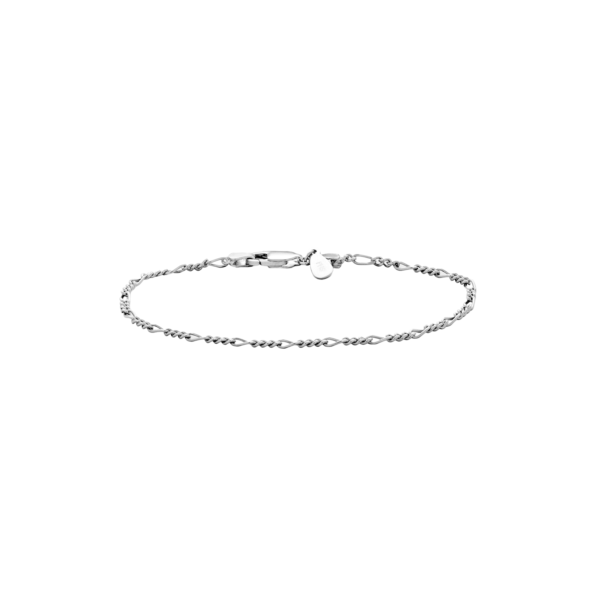Philippa Studios - Figaro Armbånd Small, sølv - 19 cm
