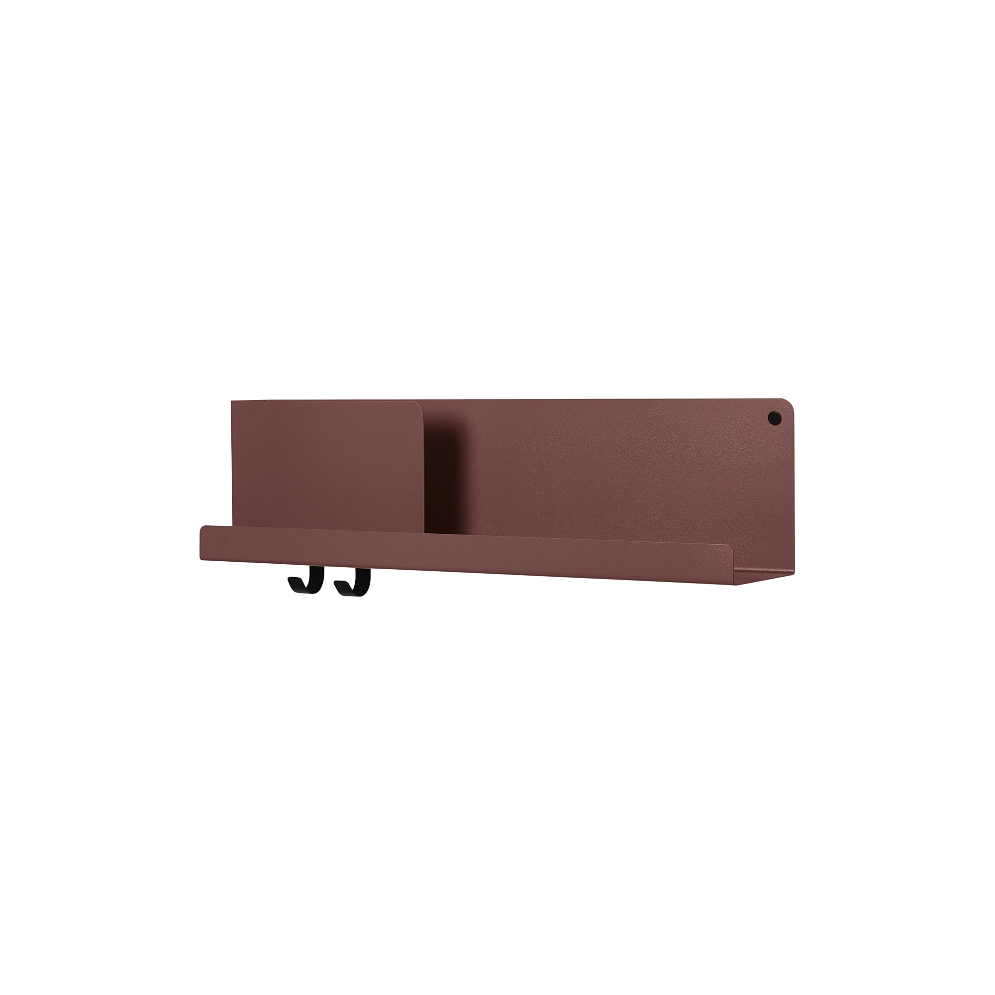 Muuto - Folded Shelves, deep red - 63x16.5 cm