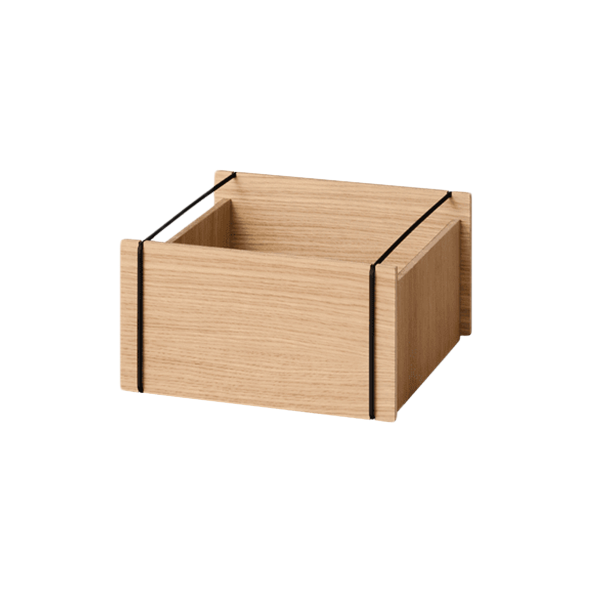 MOEBE - Storage Box | Small | Oiled Oak/Black | Opbevaringskasse - Small1