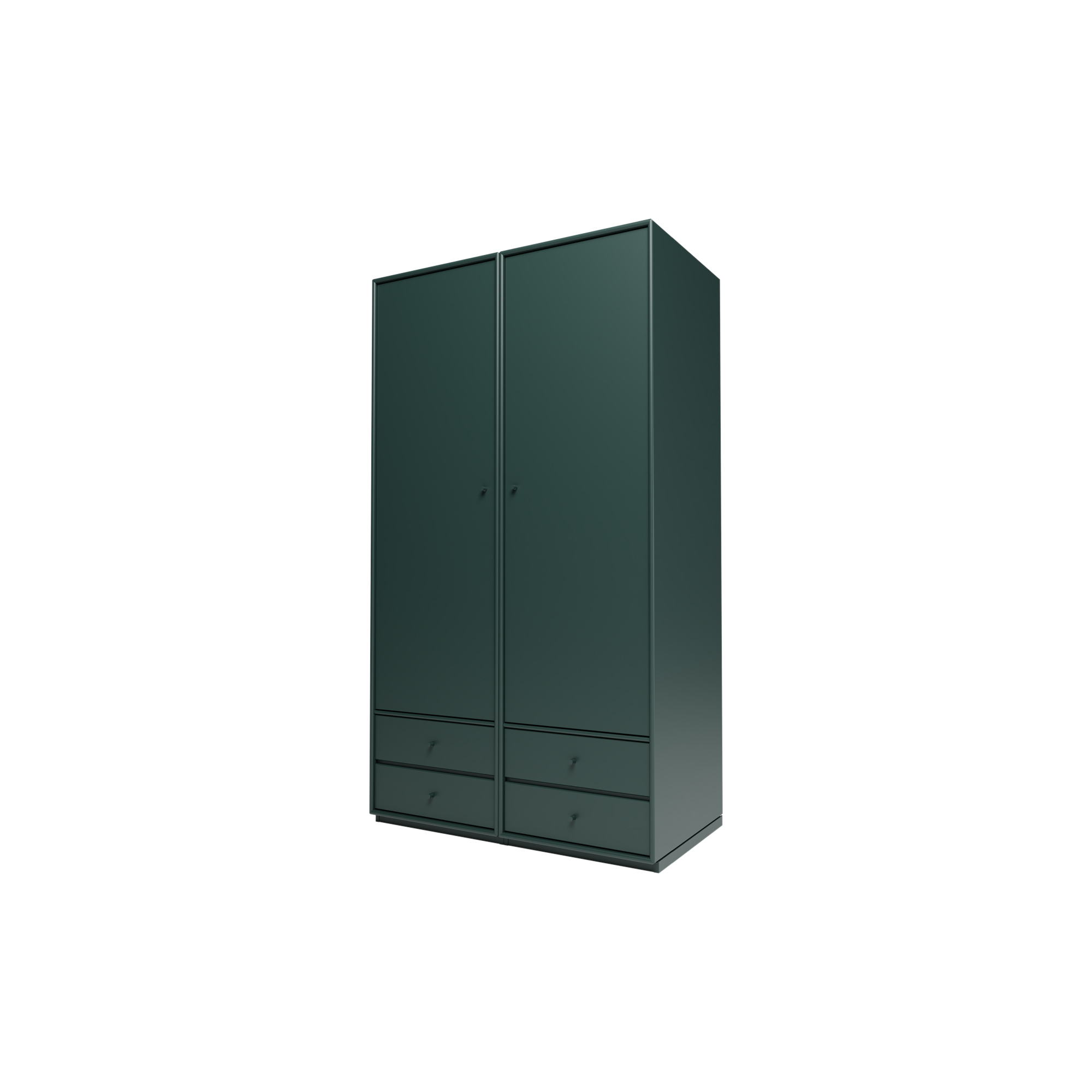 Montana Furniture - Montana Wardrobe ATTIRE IIII, 163 black jade