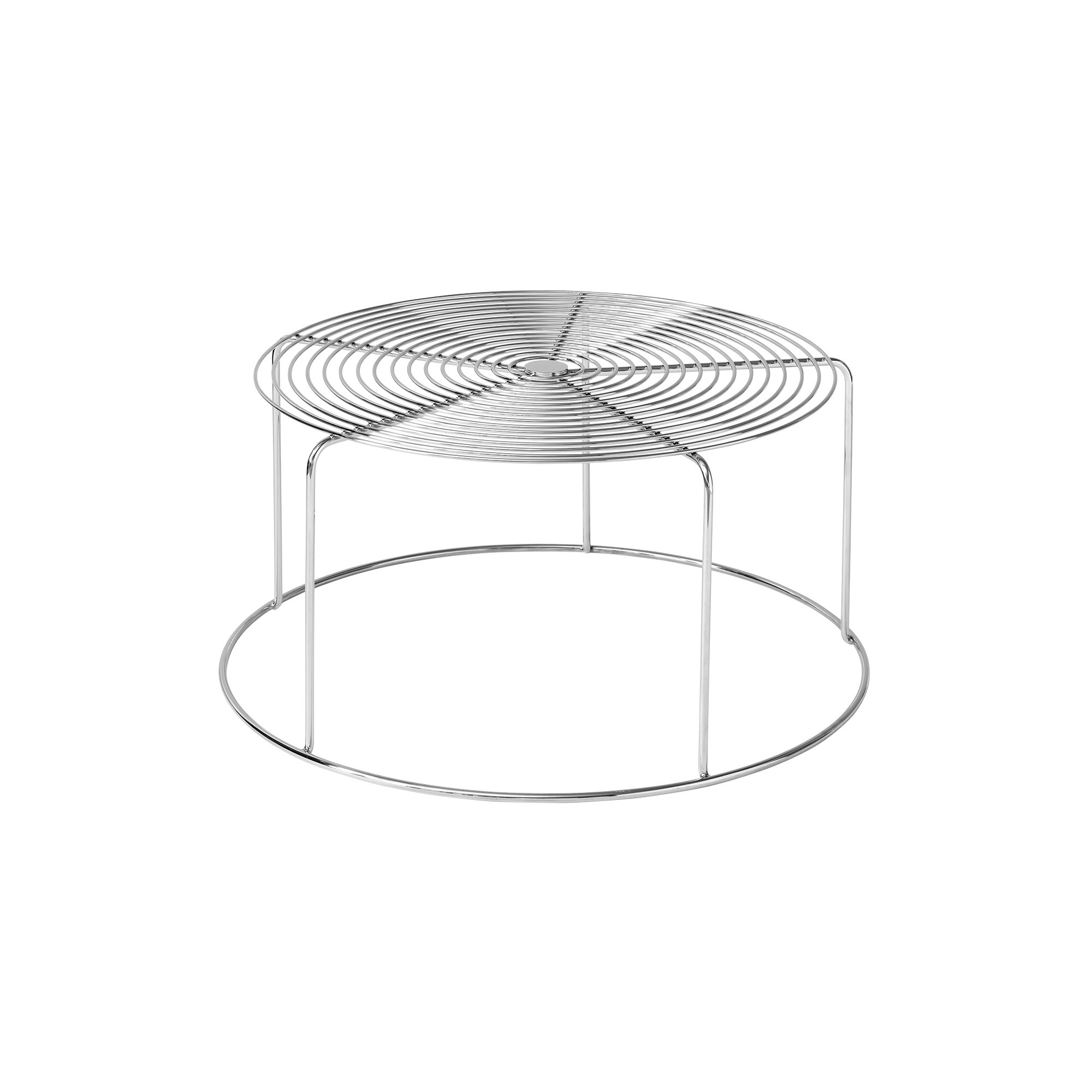&Tradition - Wire VP17 | Mirror Polished Steel | Sofabord