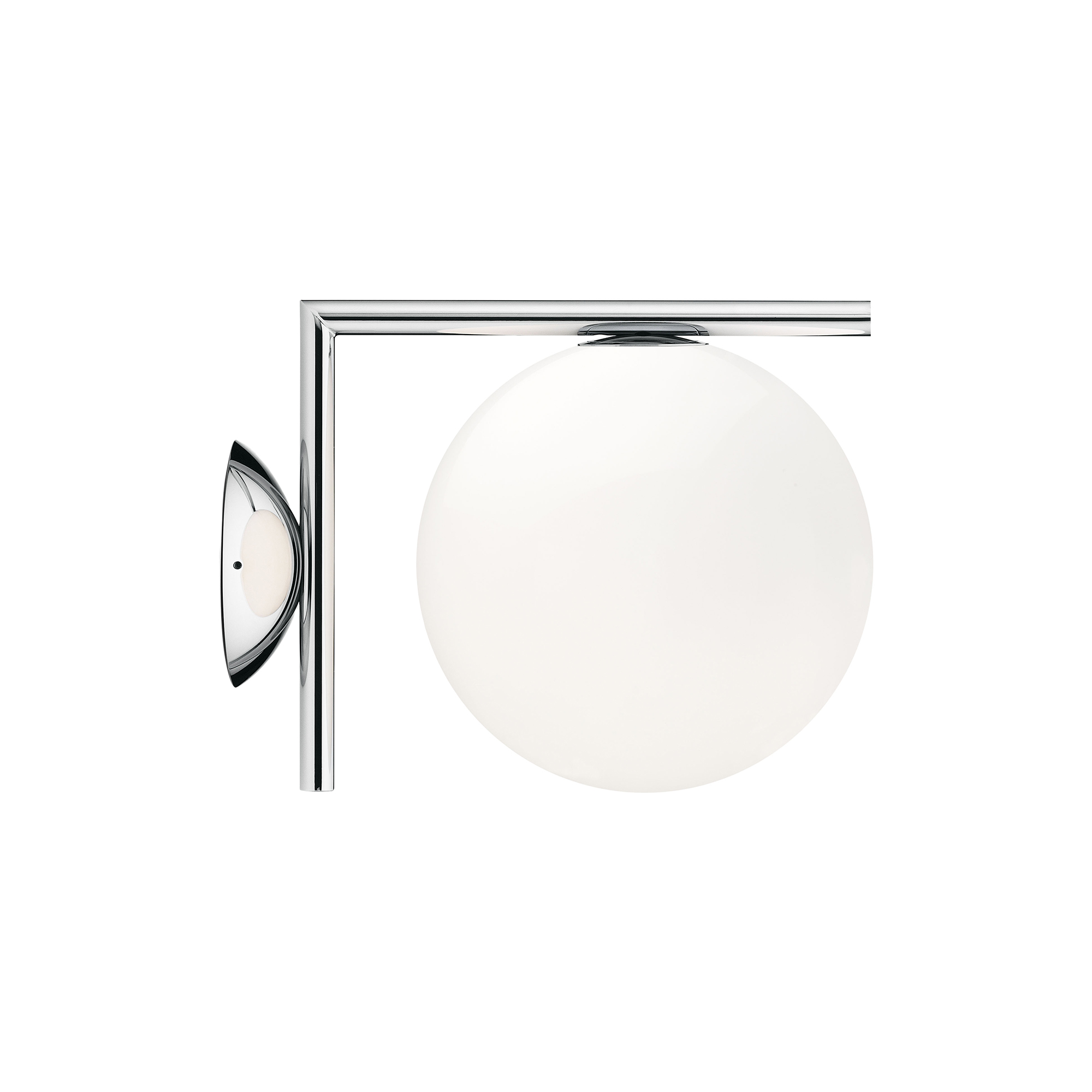 Flos - Flos IC W1 væglampe, krom - 21,6x25,1x dia.: 20 cm.