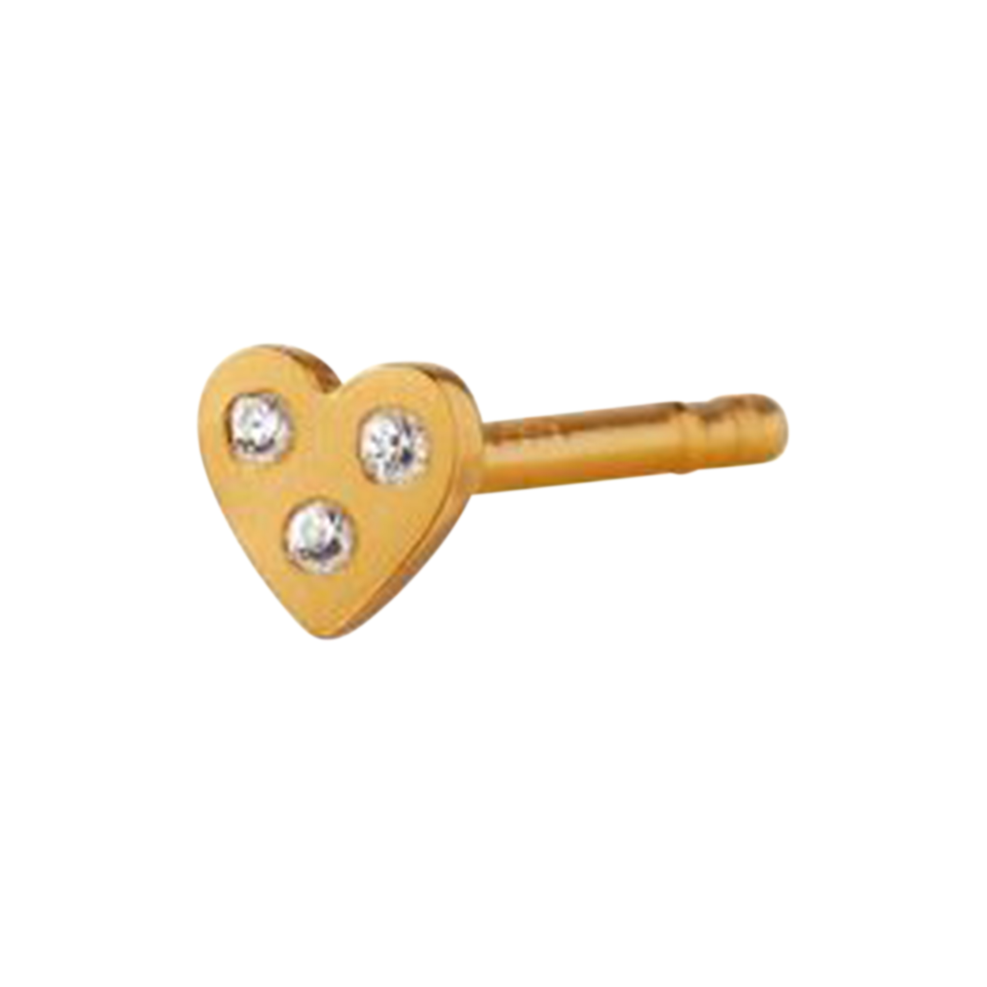 Stine A Jewelry - I Love Your Heart Earring Single, gold