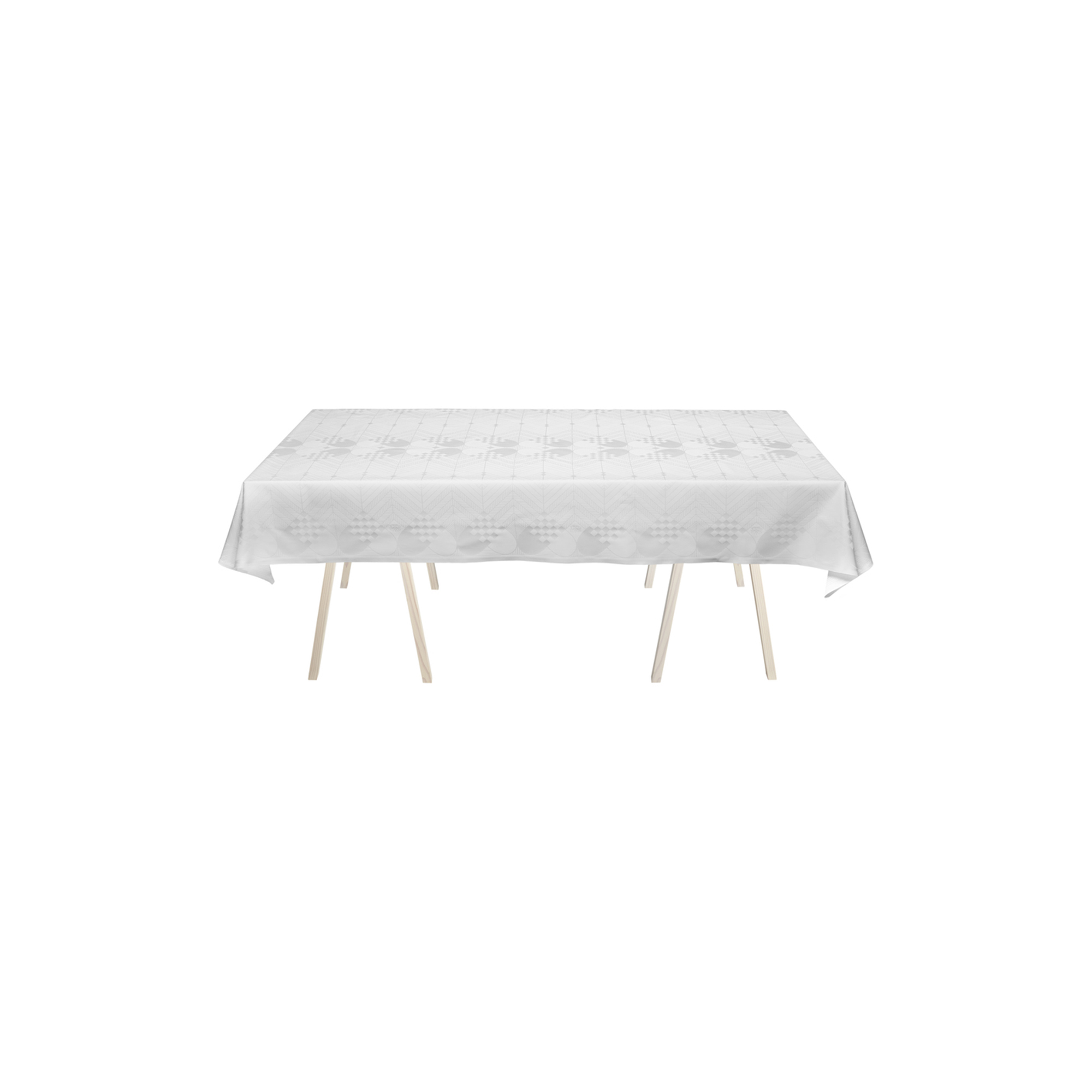 Georg Jensen Damask - CHRISTMAS dug, white - 165x220 cm