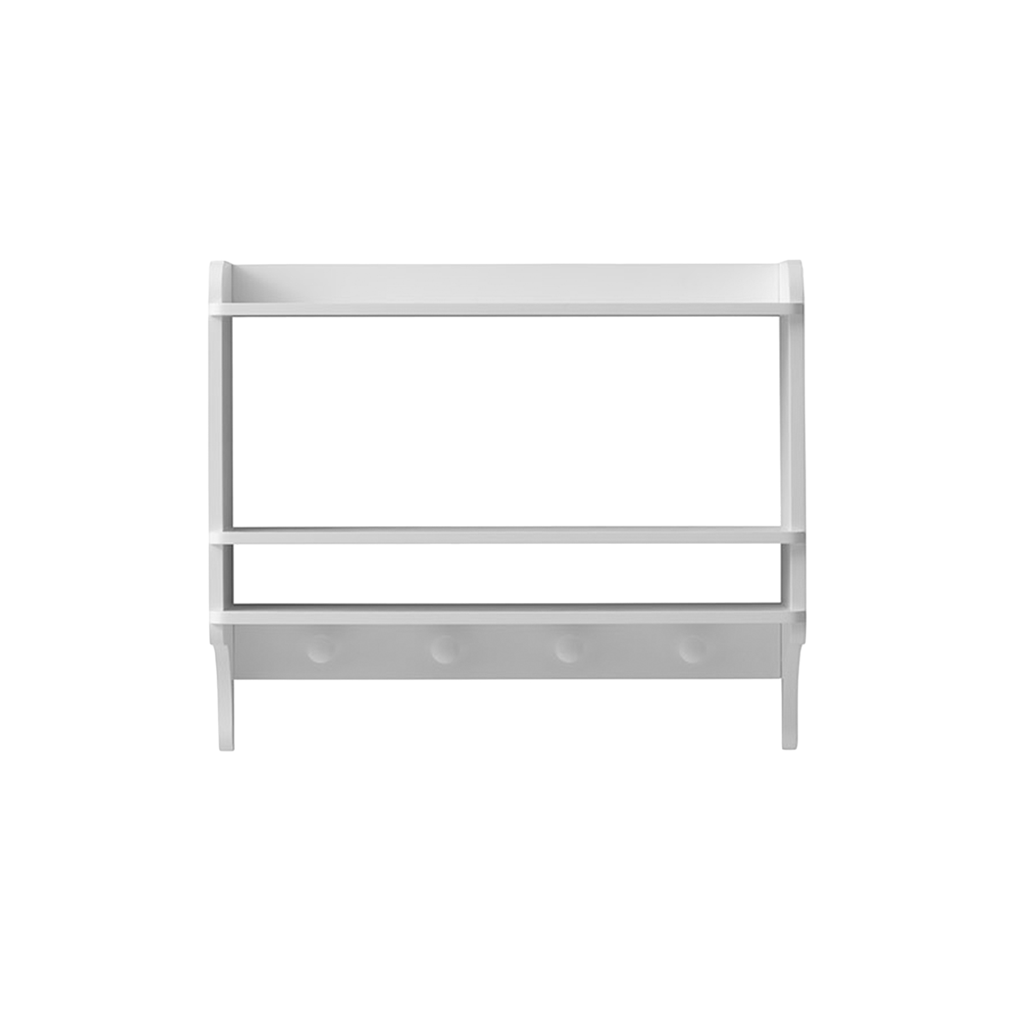 Oliver Furniture - Seaside boghylde med knager