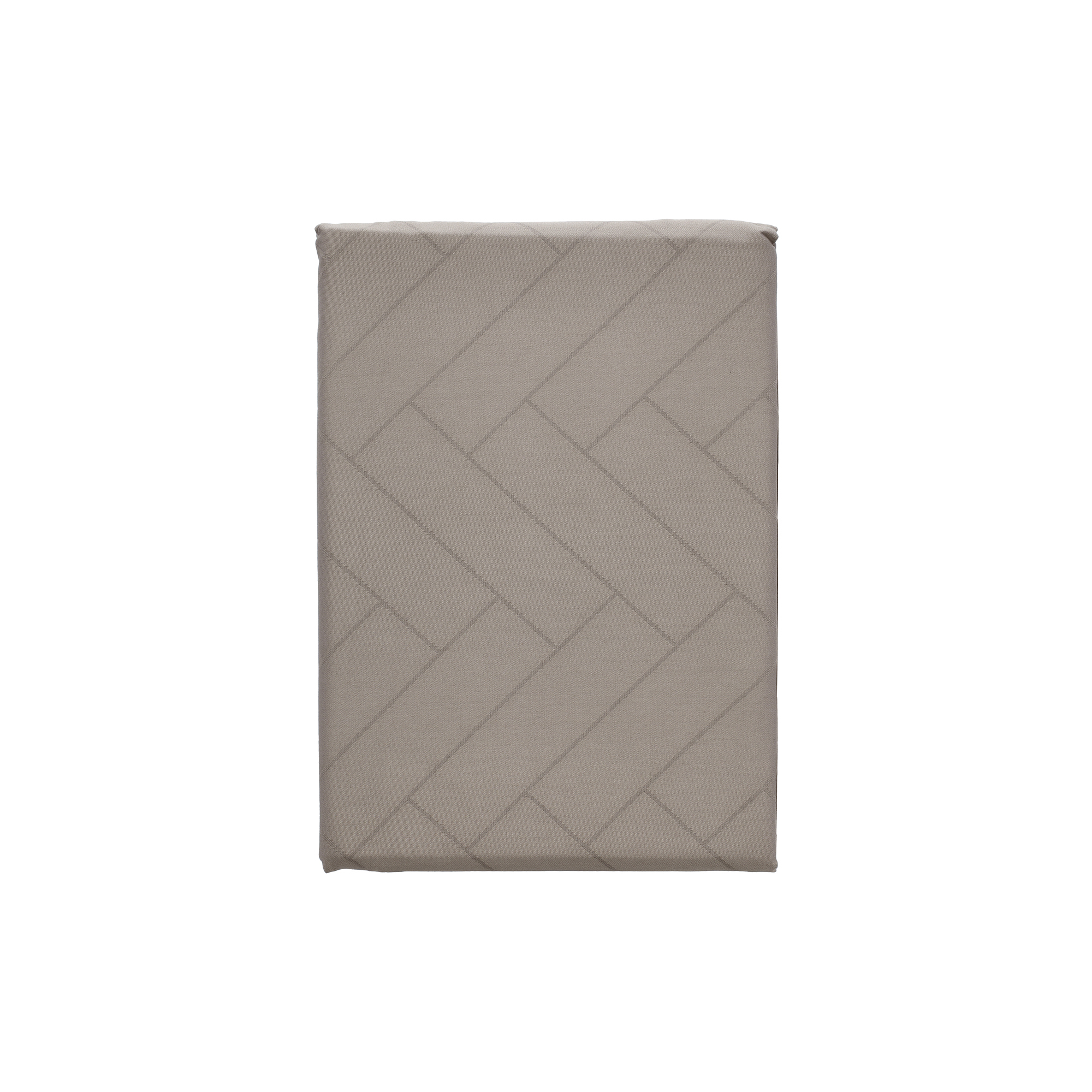 Södahl - Tiles Damask dug, taupe - Ø180 cm