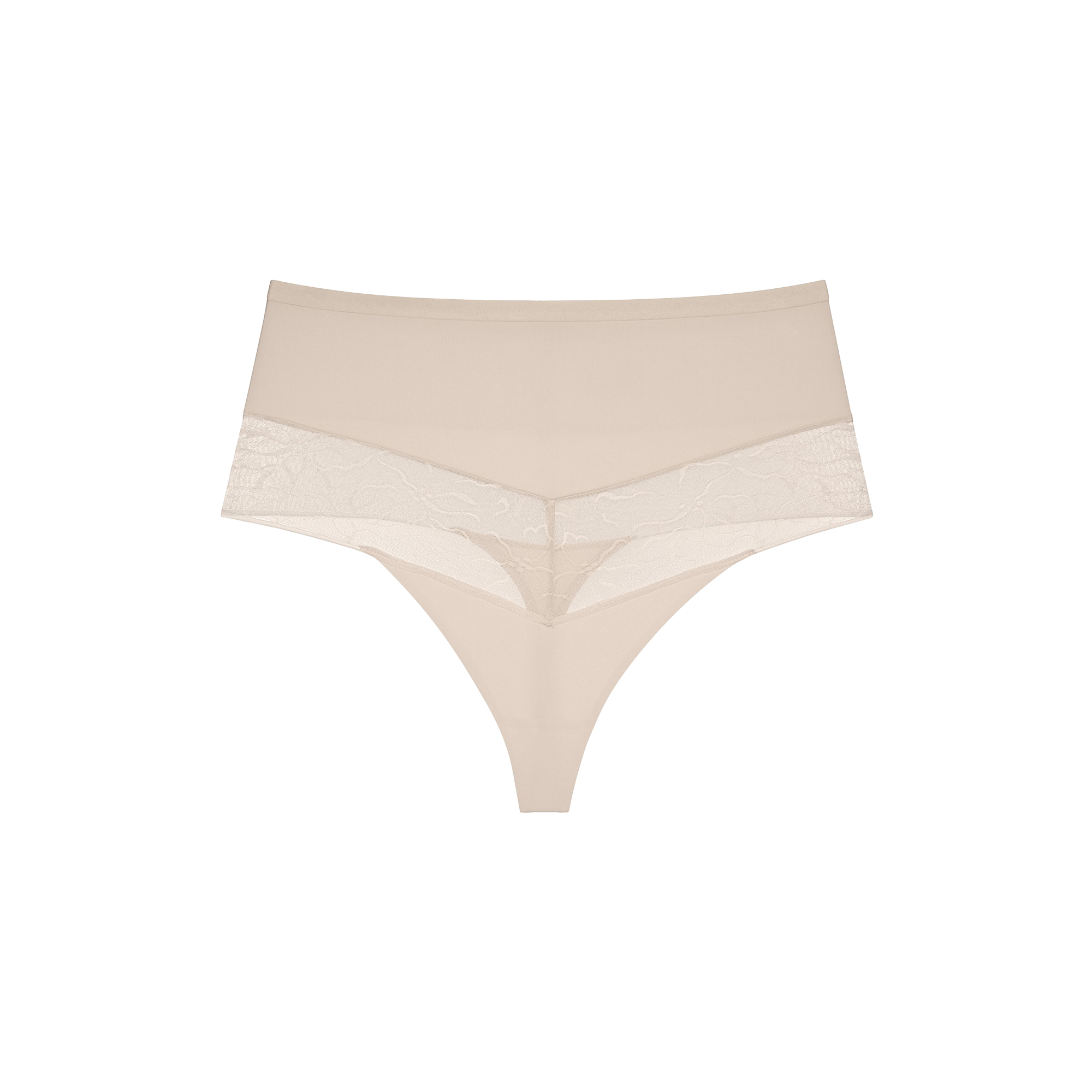 Triumph - Comfort Contour Highwaist String, nude beige - Str. S