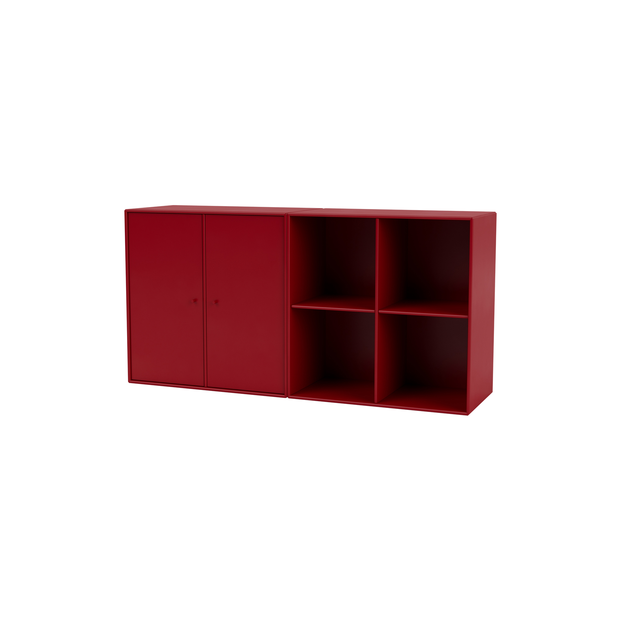 Montana Furniture - PAIR klassisk skænk, 165 beetroot
