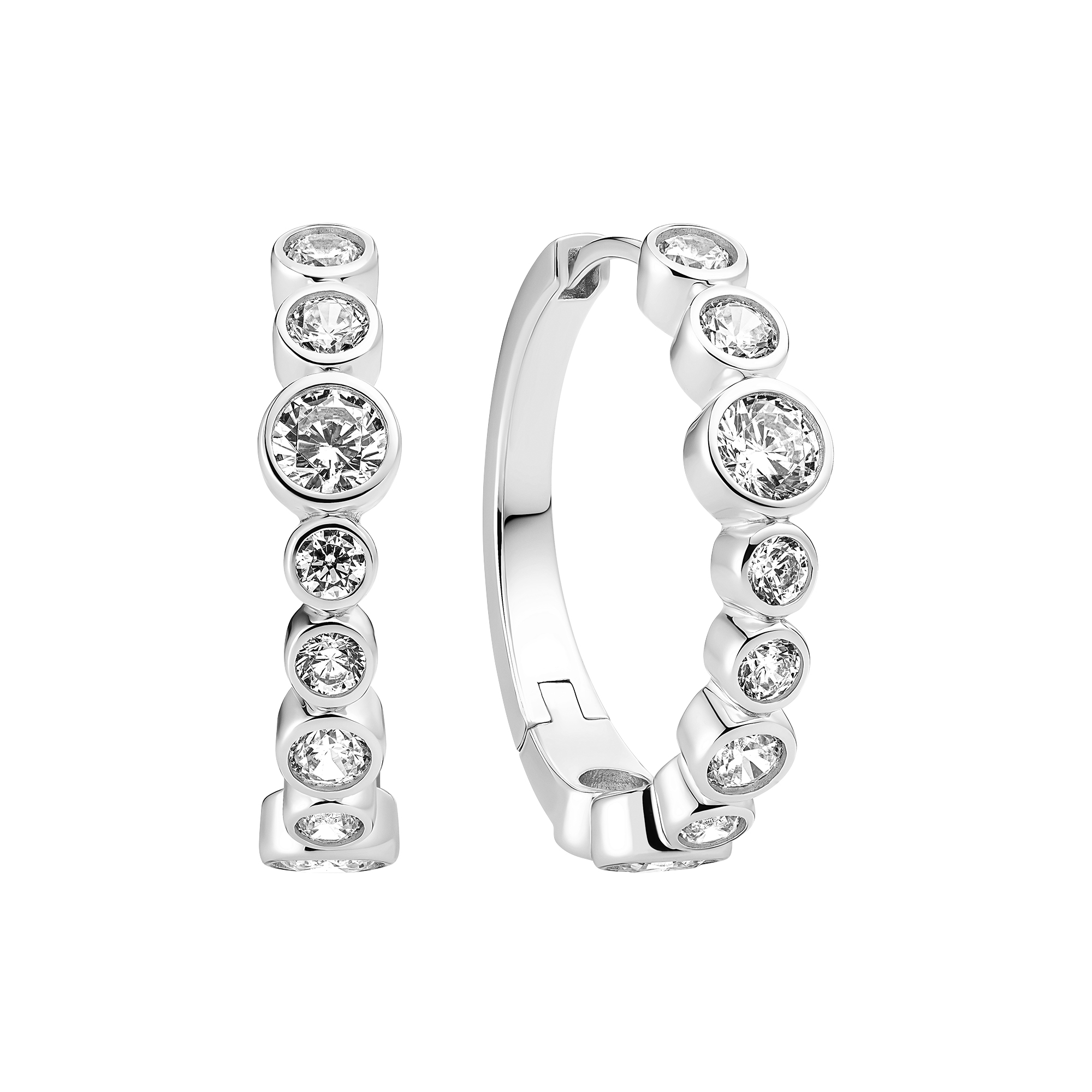 Sif Jakobs Jewellery - Sardinien Creolo Øreringe | Medio | Sterling sølv - Medio