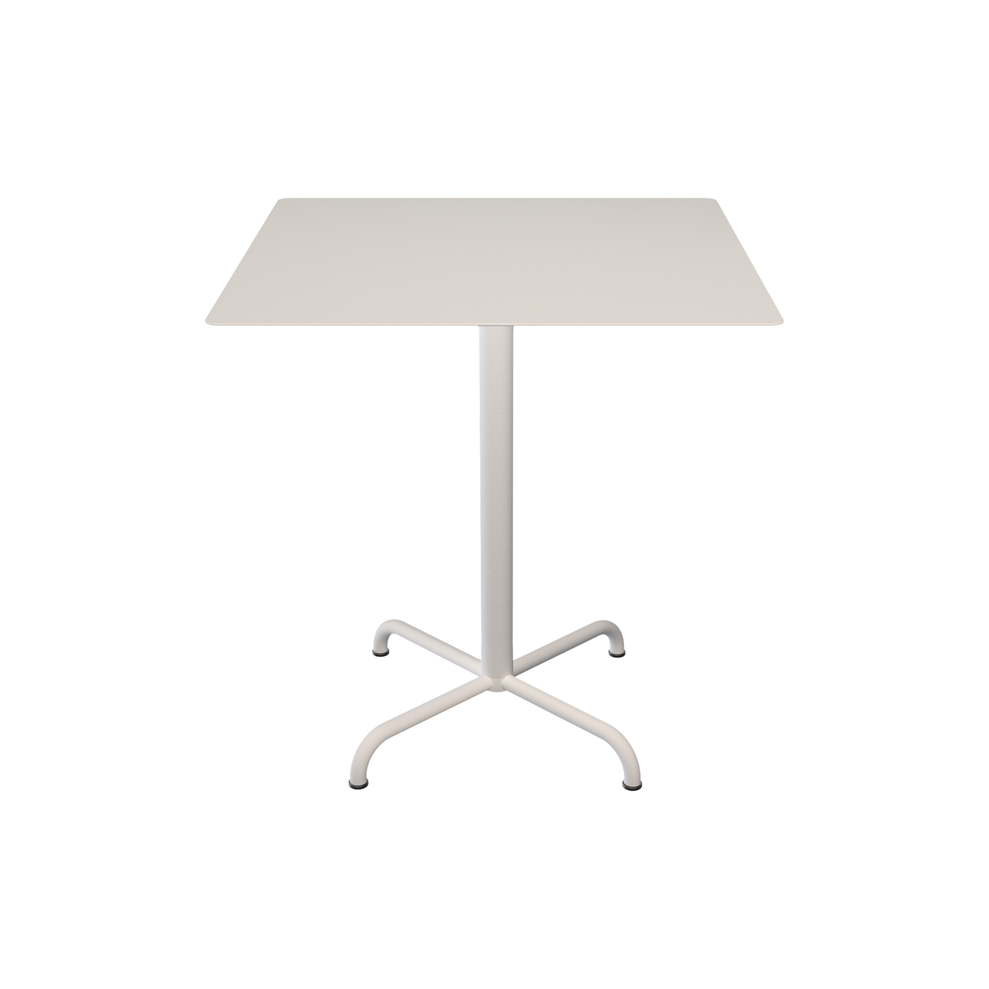 HOUE - PICO Café Table with 4 Star Base 70x70, muted white