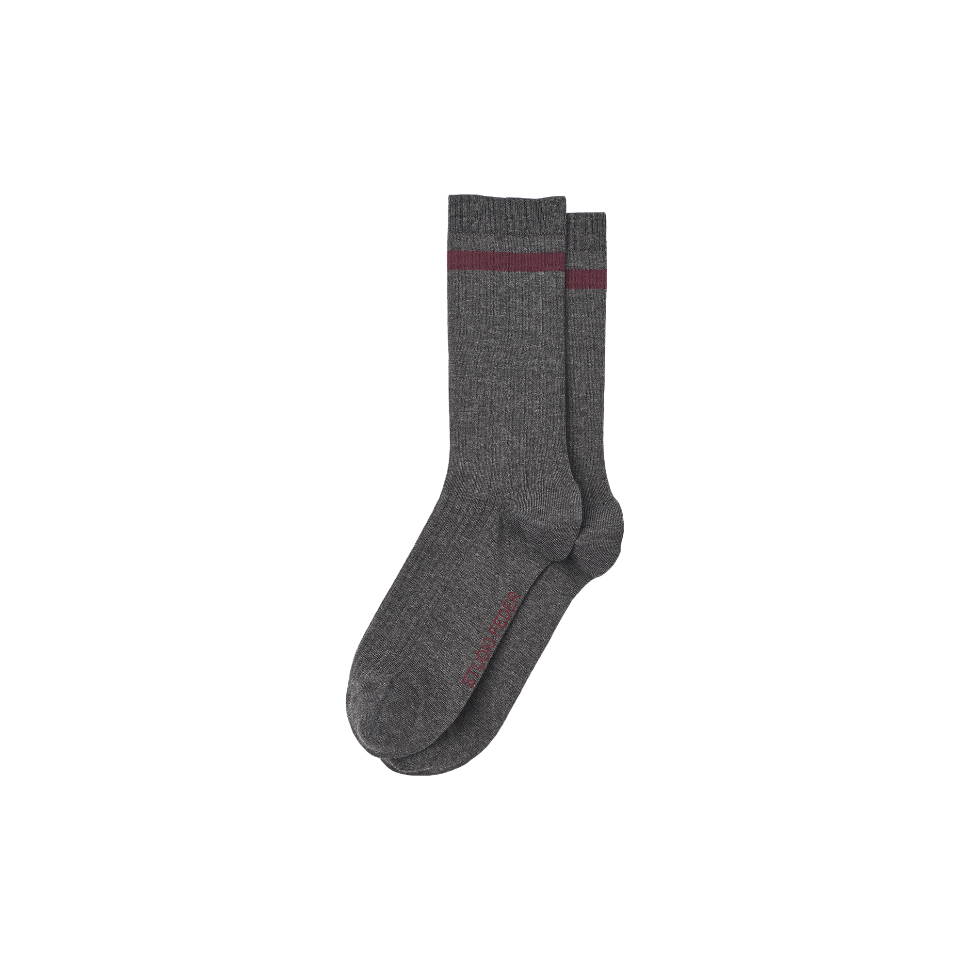 Studio Feder - MINNA STRØMPER, plum - 39-41