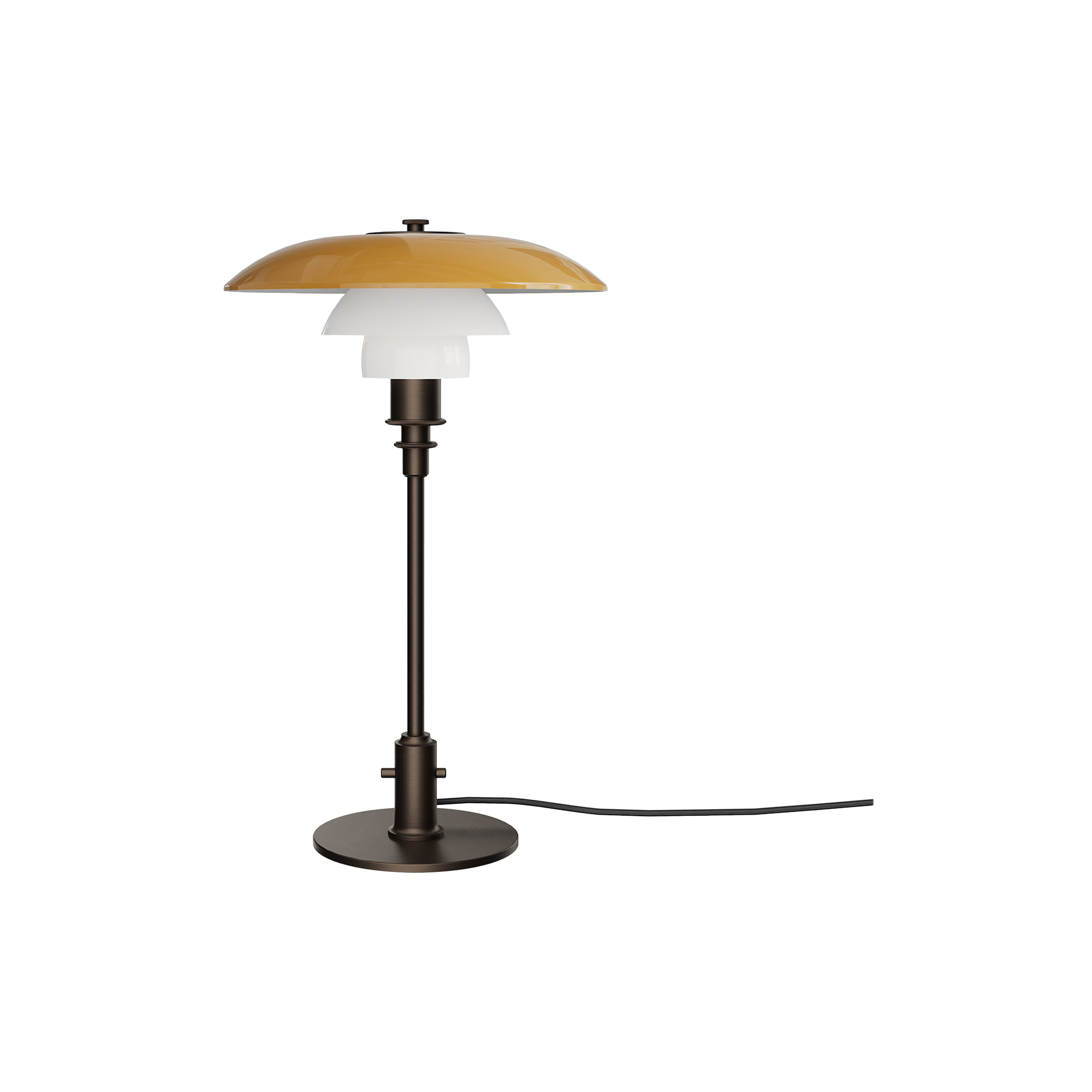 Louis Poulsen - PH 3/2 Bordlampe Centenary Edition, amber/opal white