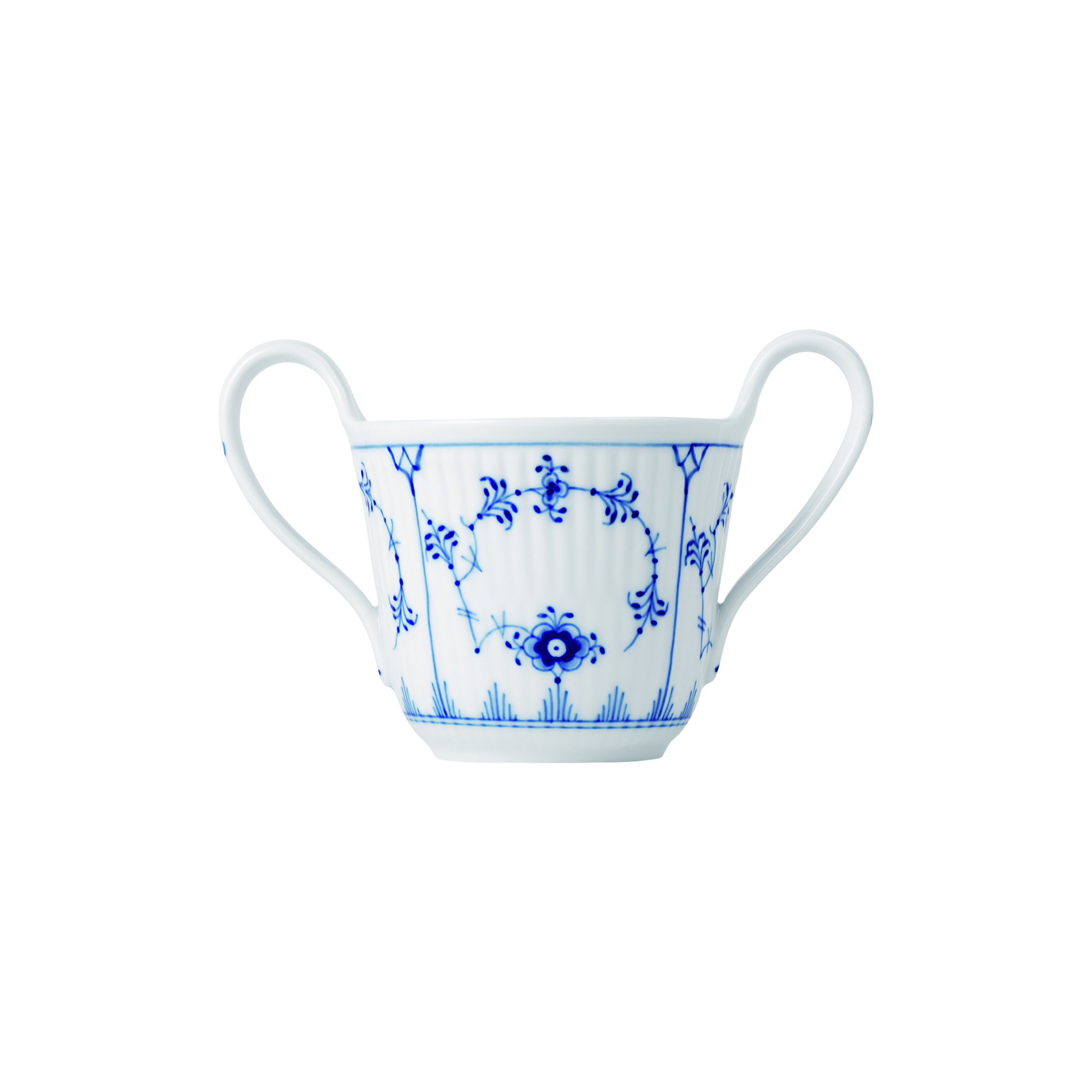 Royal Copenhagen - Musselmalet Riflet babykop 13 cl