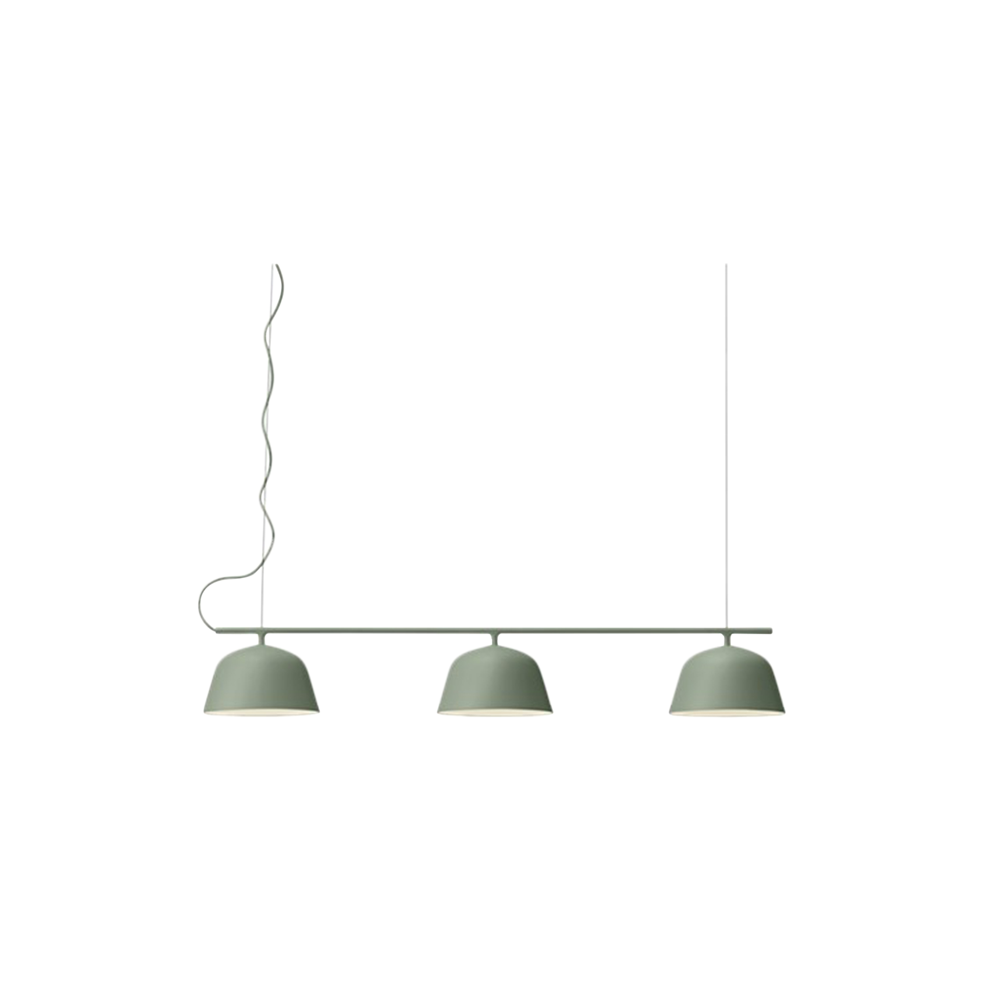 Muuto - Ambit Rail Lamp, dusty green