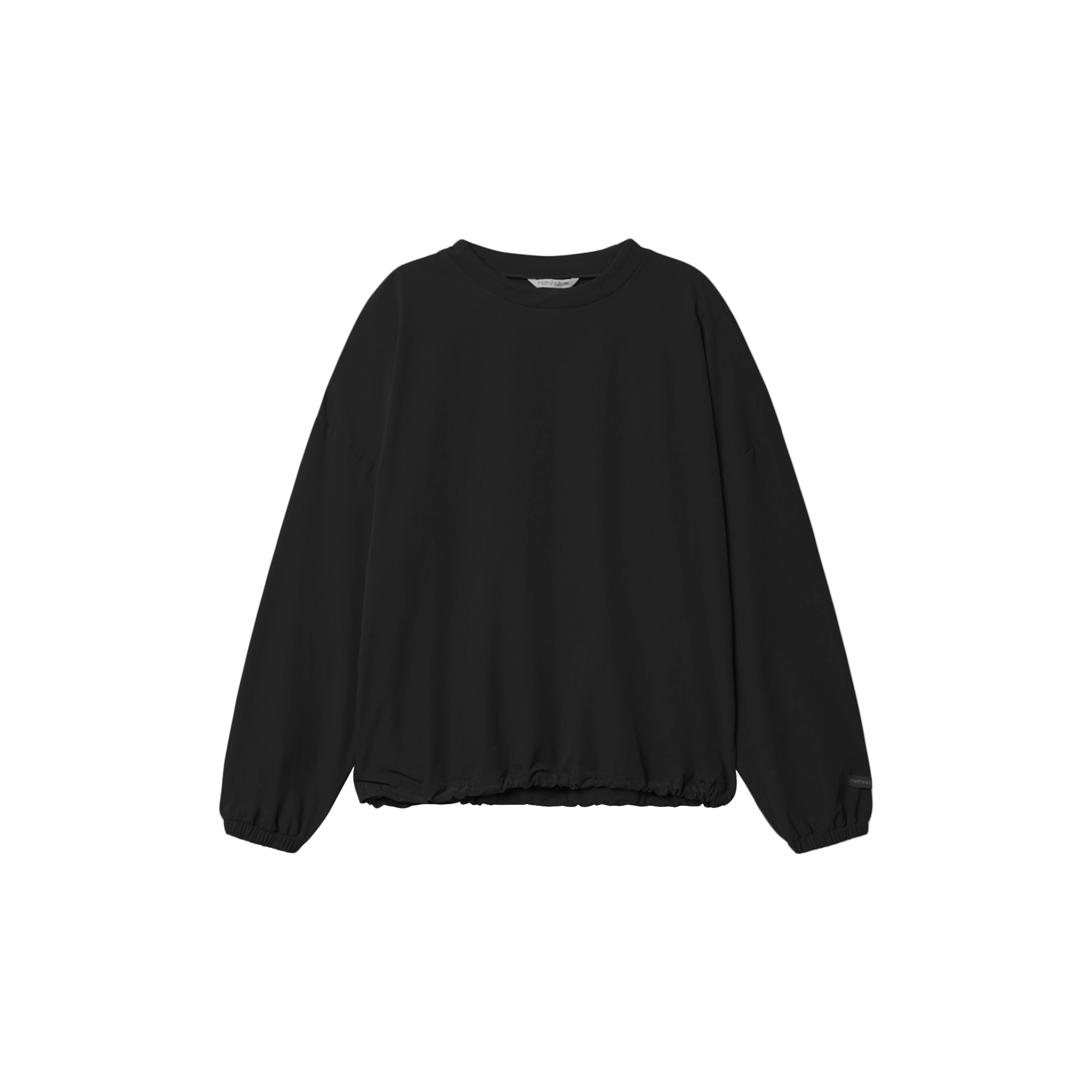 Rethinkit - Soft Woven Track Pullover Stroll, black - Str. M