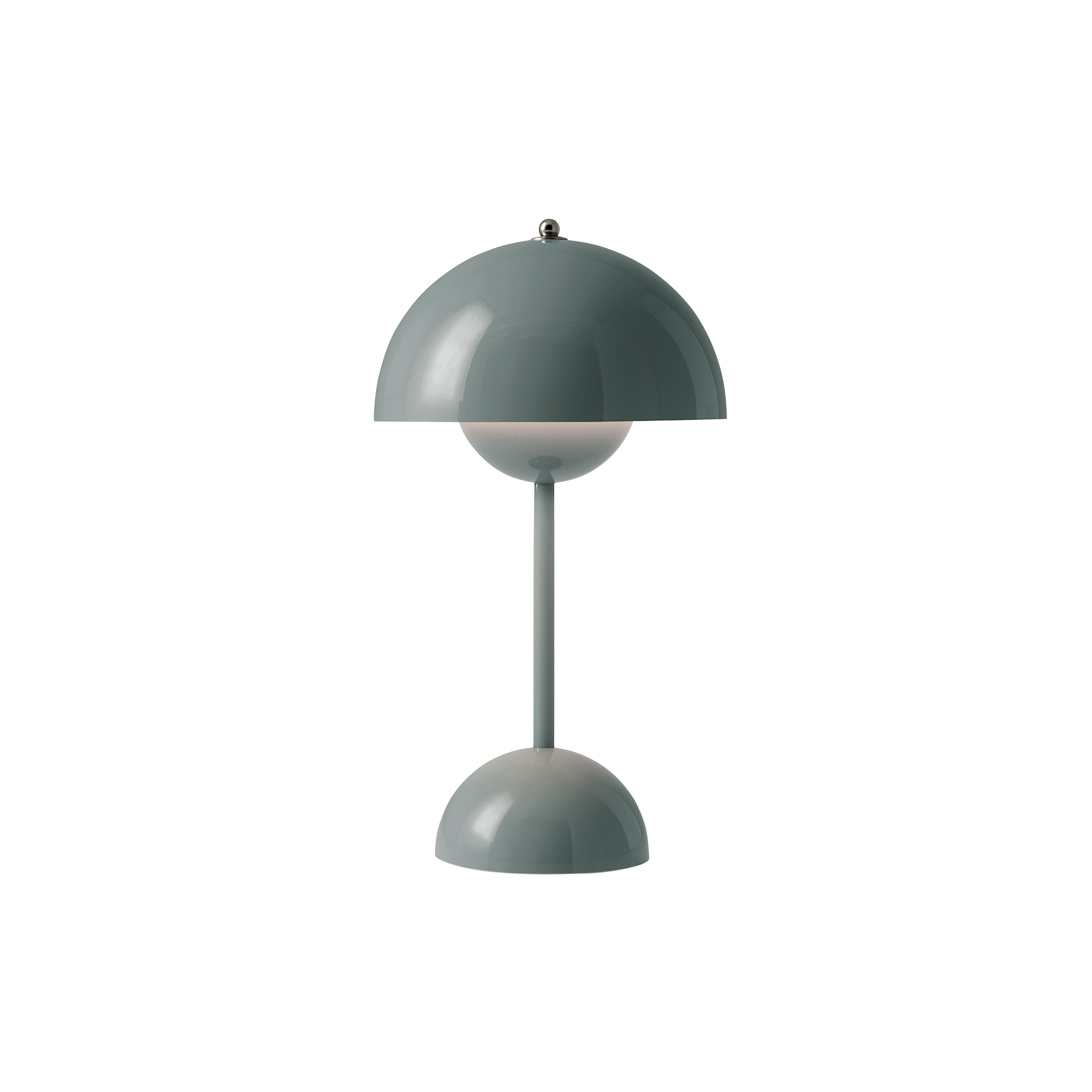 &Tradition - Flowerpot VP9 Portable Table Lamp, stone blue - H: 29,5 x Ø 16 cm.