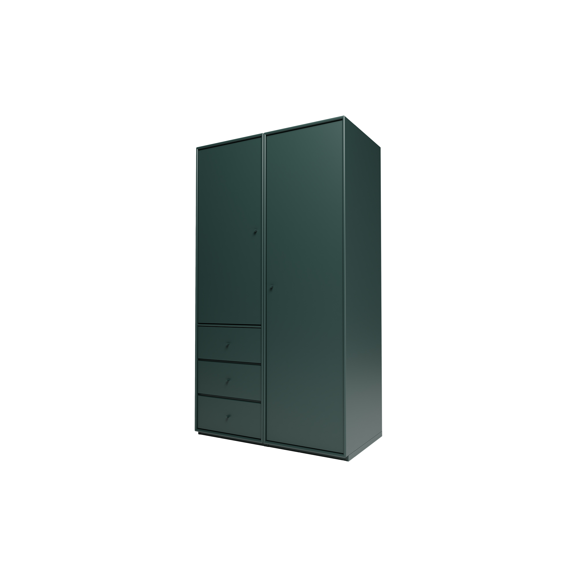 Montana Furniture - Montana Wardrobe ATTIRE III, 163 black jade