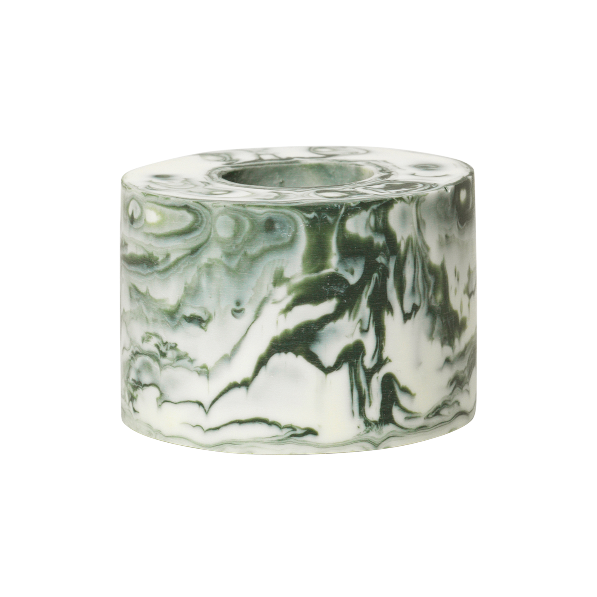 Ferm Living - Mist Toothbrush Holder Single, emerald off-white