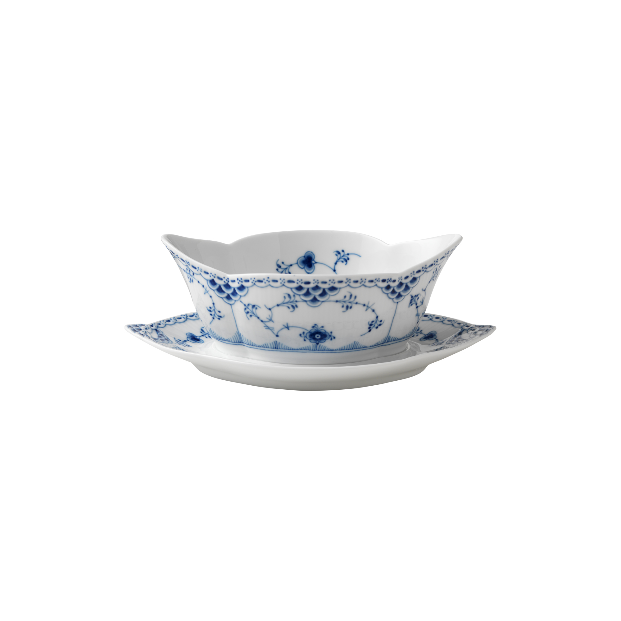 Royal Copenhagen - Musselmalet Halvblonde sauceskål 55 cl