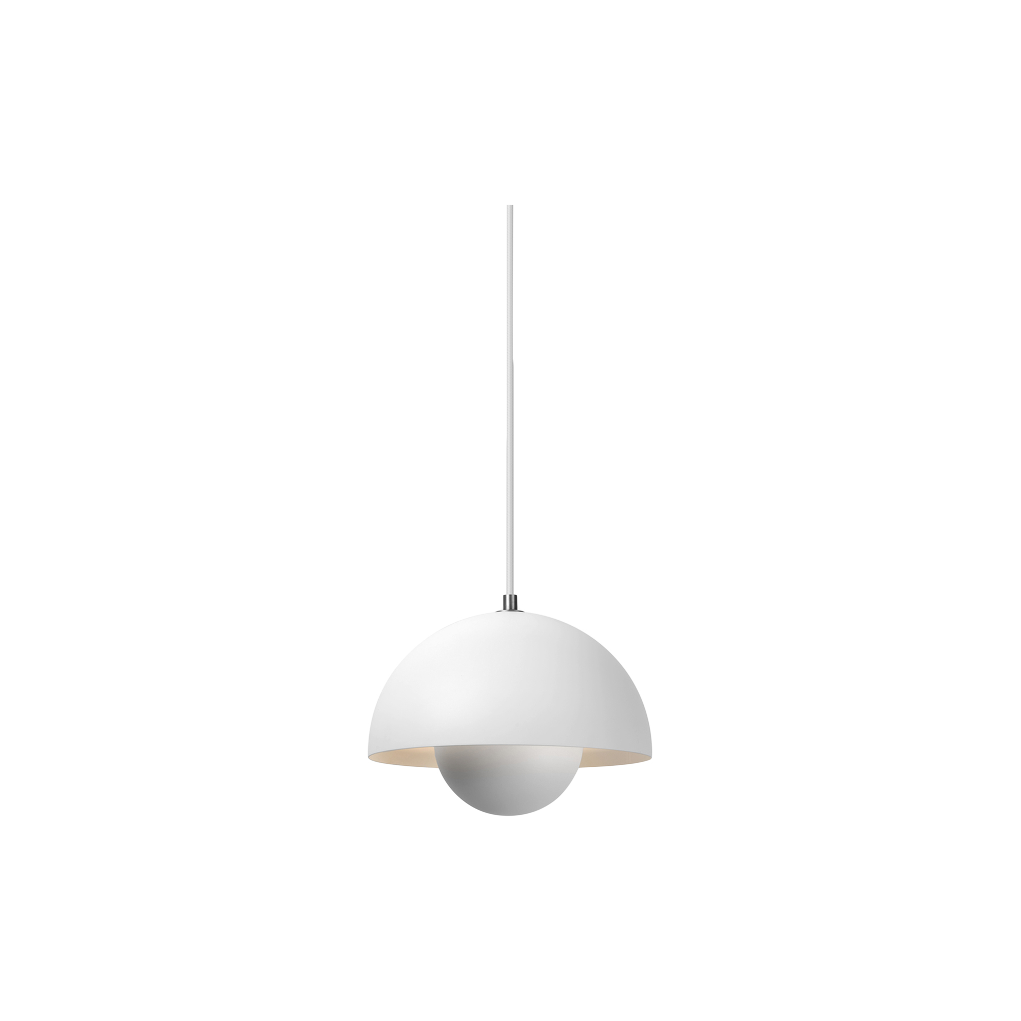 &Tradition - Flowerpot VP1 Pendant, matt white - H: 16 x Ø 23 cm.