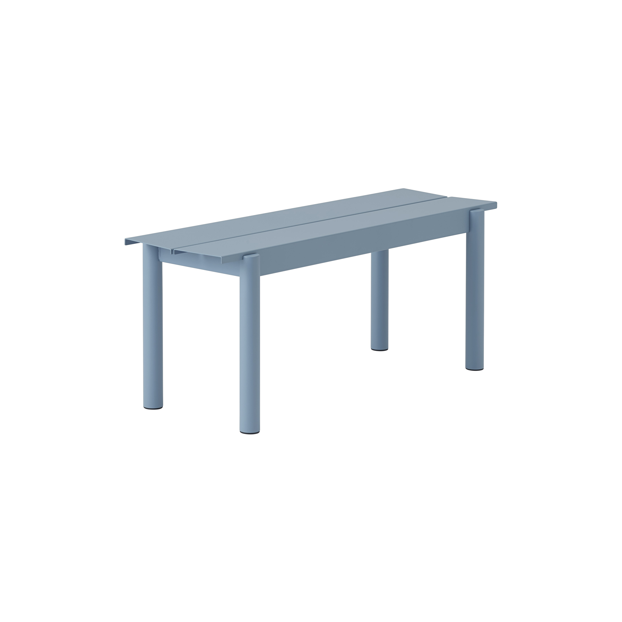 Muuto - Linear Steel Bench, pale blue - 110x39 cm