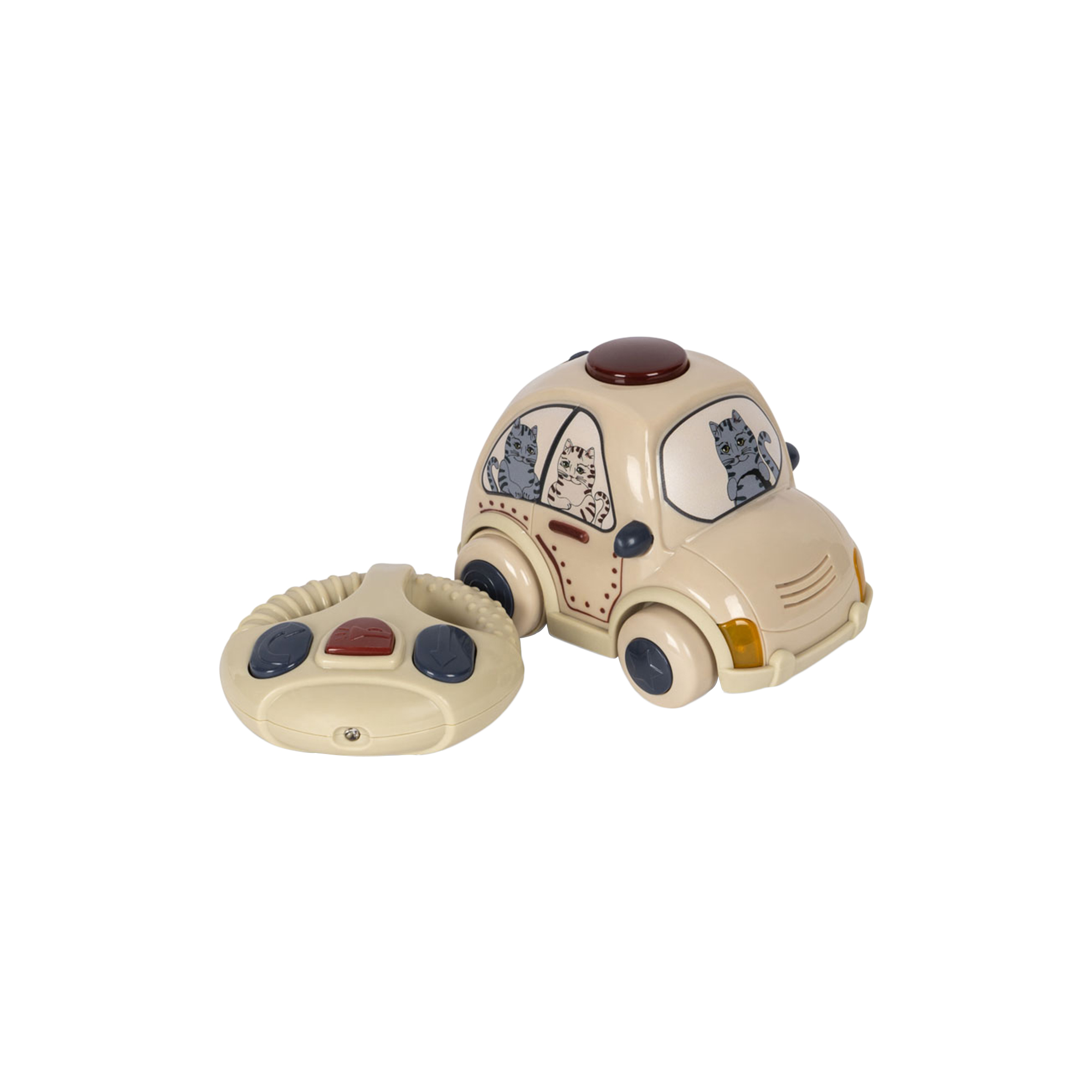 Konges Sløjd - Remote Control Police Car, beige