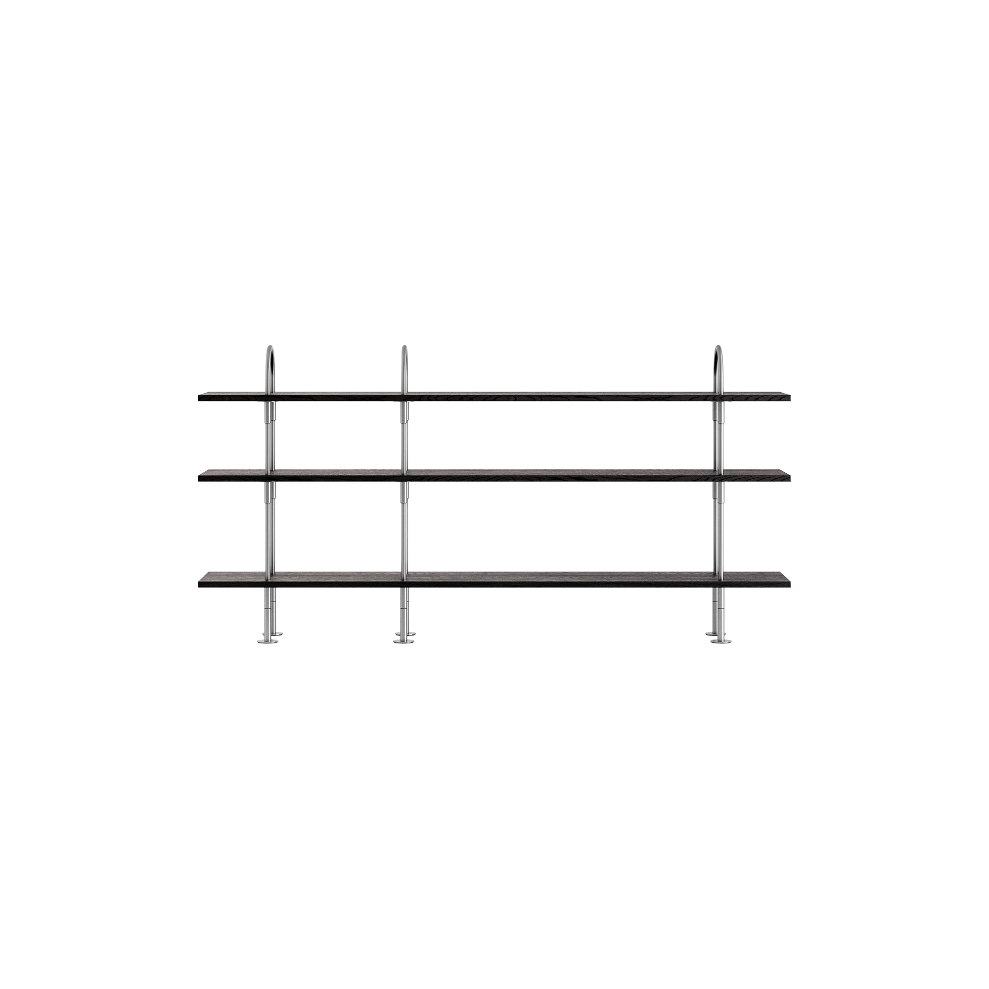 GUBI - Keen Shelving, steel/ash veneer