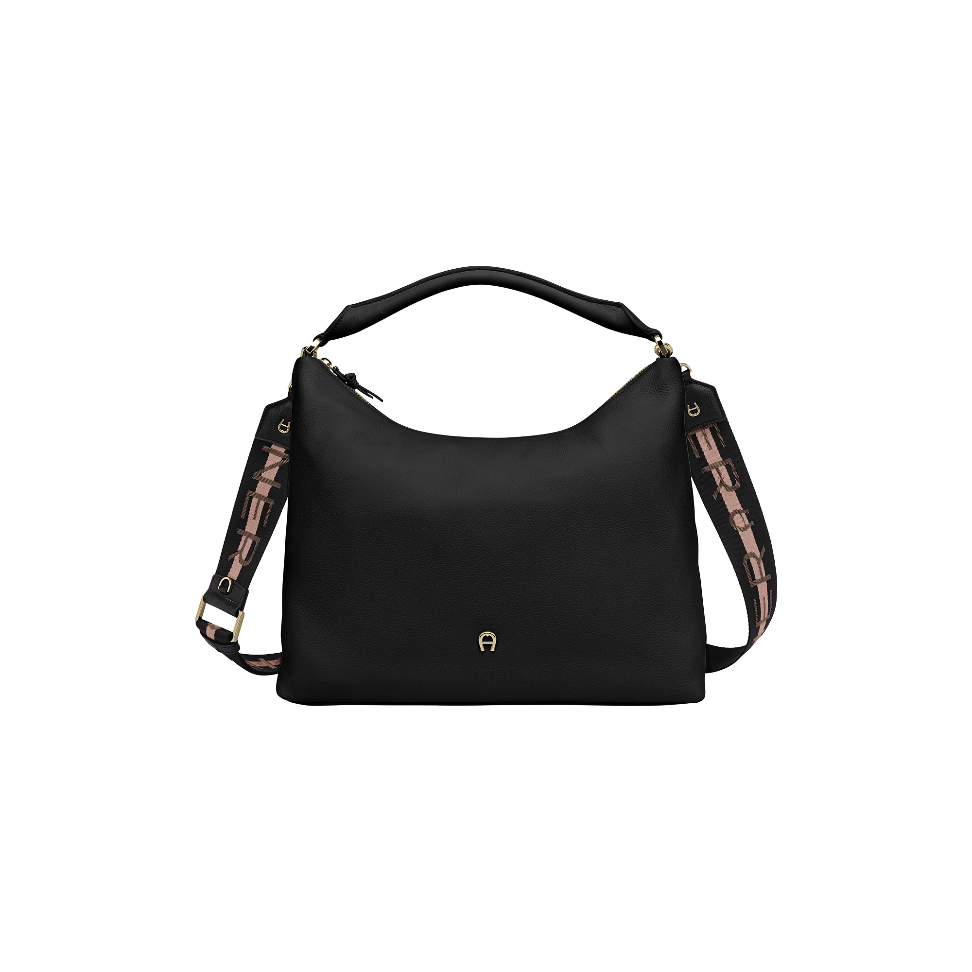 Aigner - Zita Hobo Bag M, black coloured - M