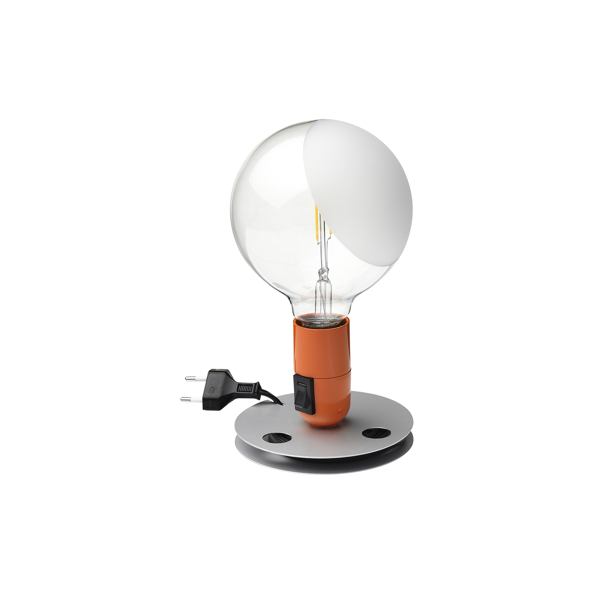 Flos - Lampadina bordlampe, orange - H: 24 cm.