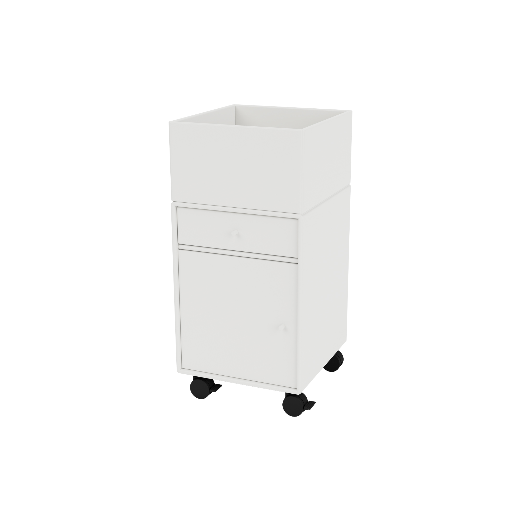 Montana Furniture - RUNNER opbevaring på hjul, 01 white