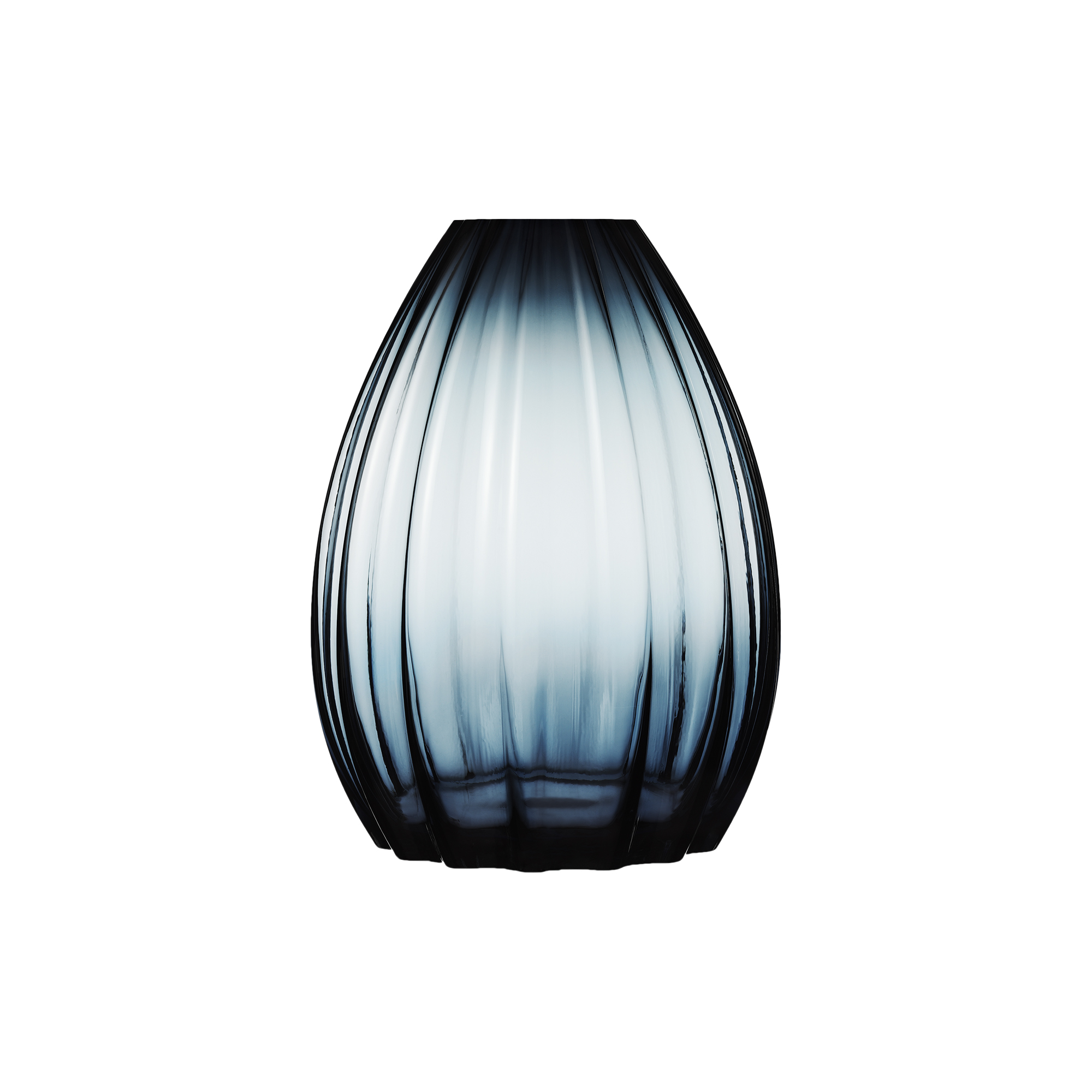 Holmegaard - 2Lips vase, mørk blå - Large
