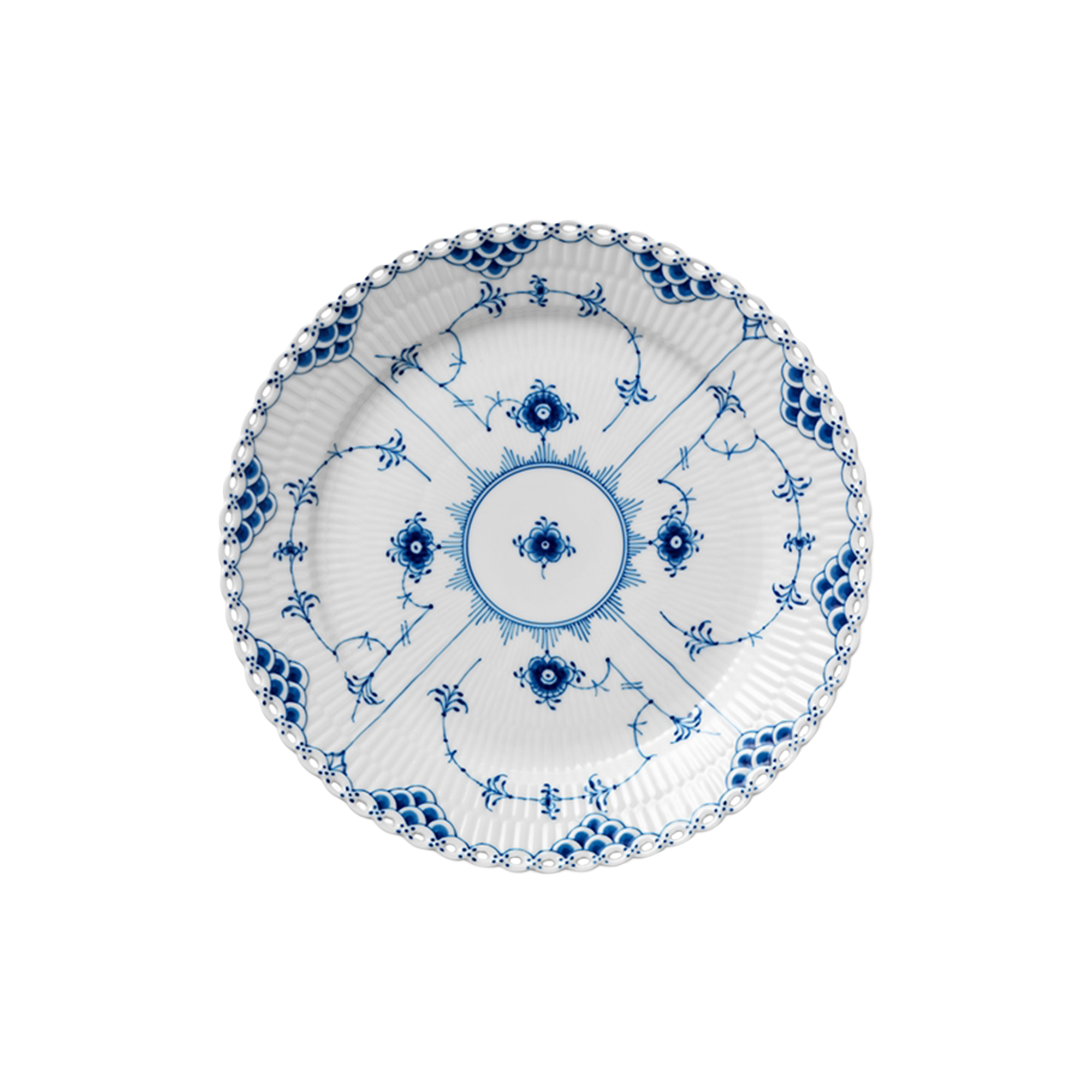 Royal Copenhagen - Musselmalet Helblonde tallerken Ø 25 cm