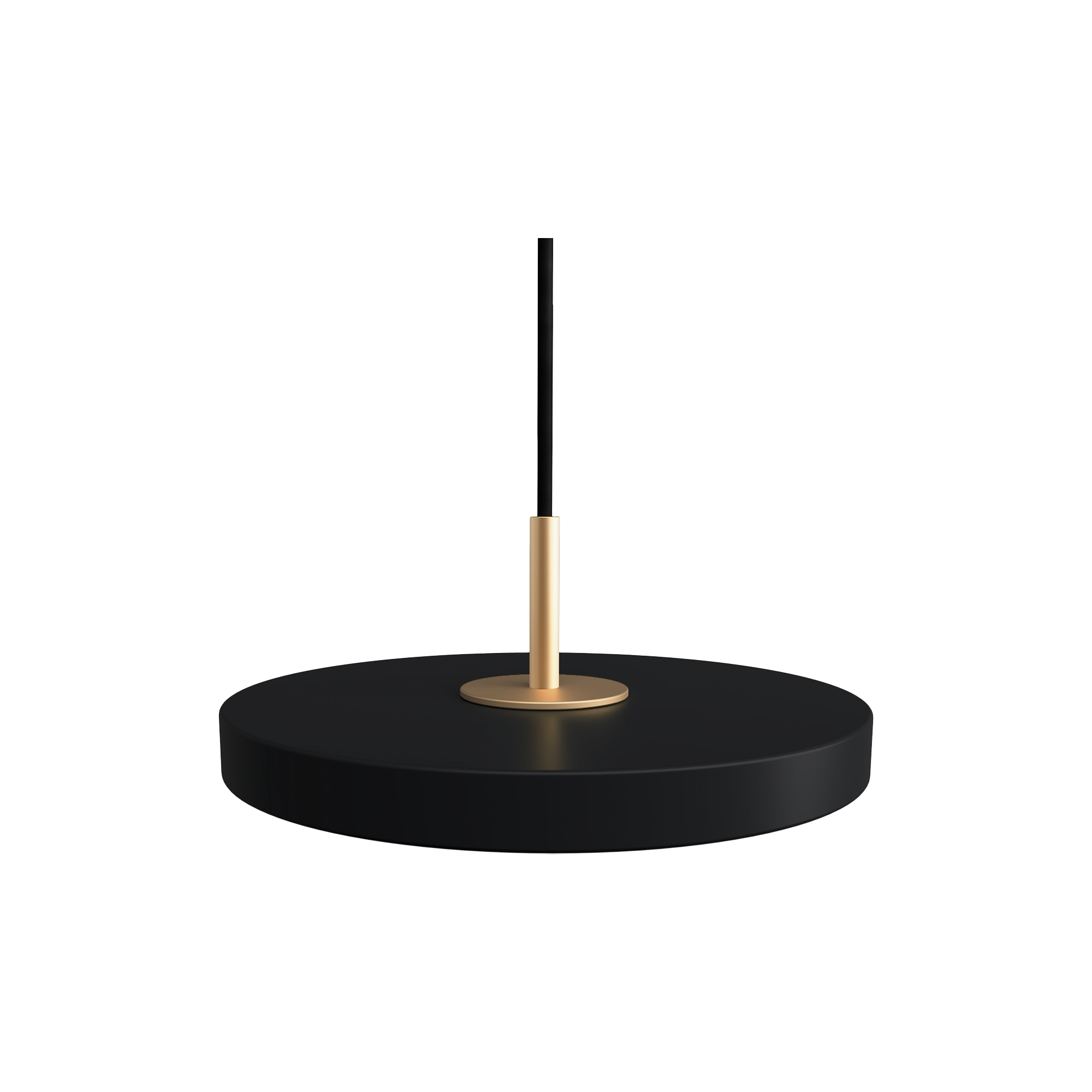 UMAGE - Asteria Micro Pendant, black/brass