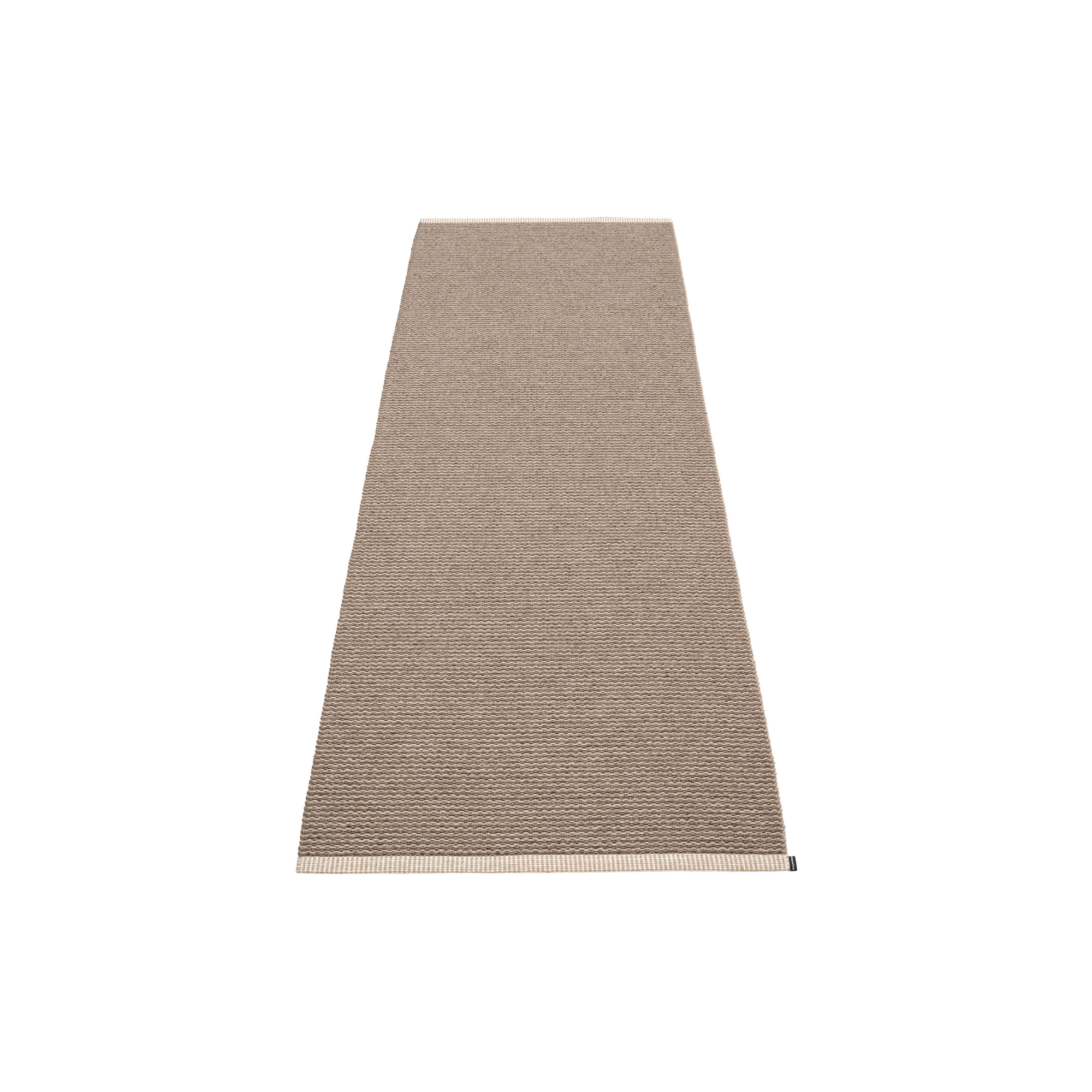 Pappelina - Mono gulvløber, dark mud/mud - 85x260 cm