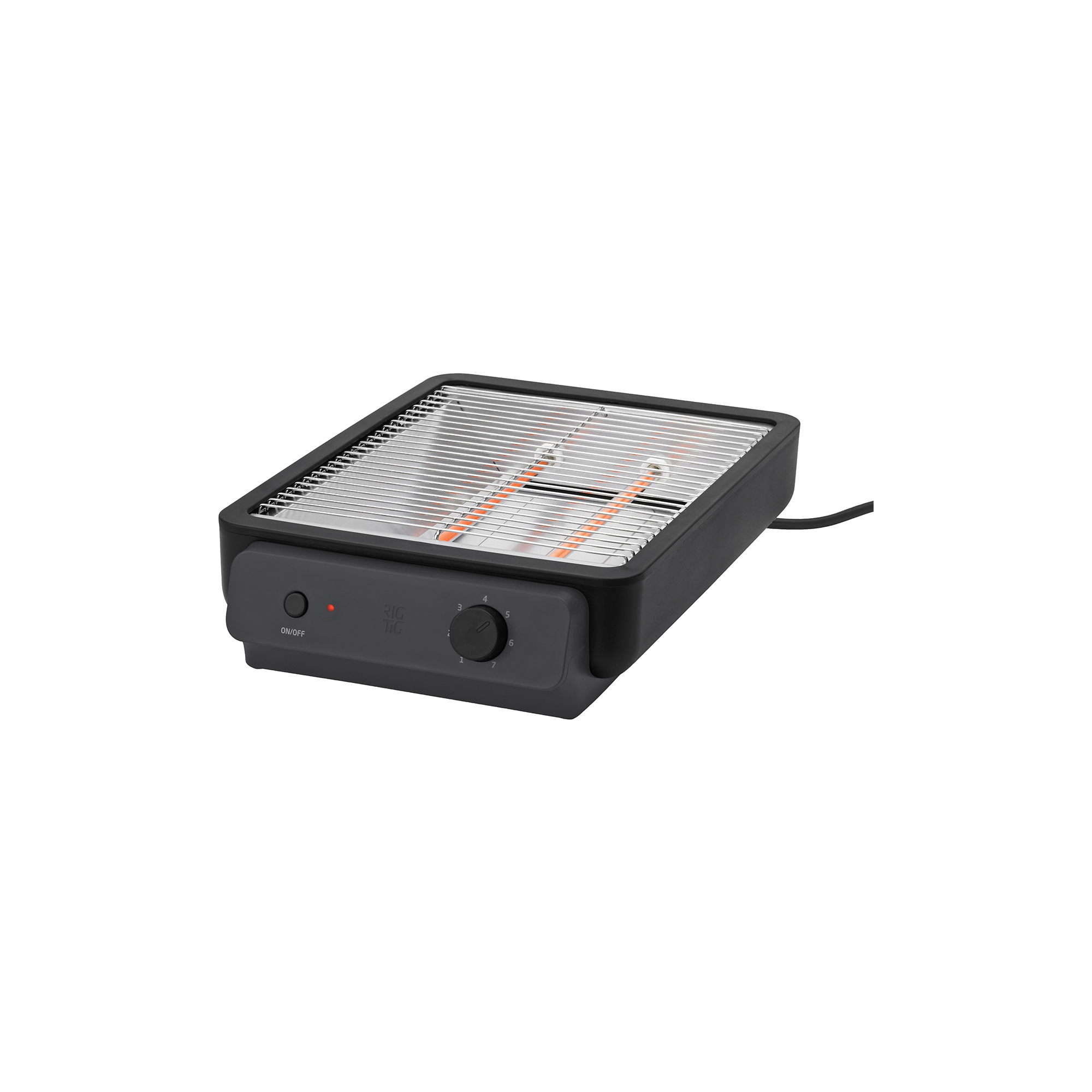 RIG-TIG - FOODIE brødrister, black