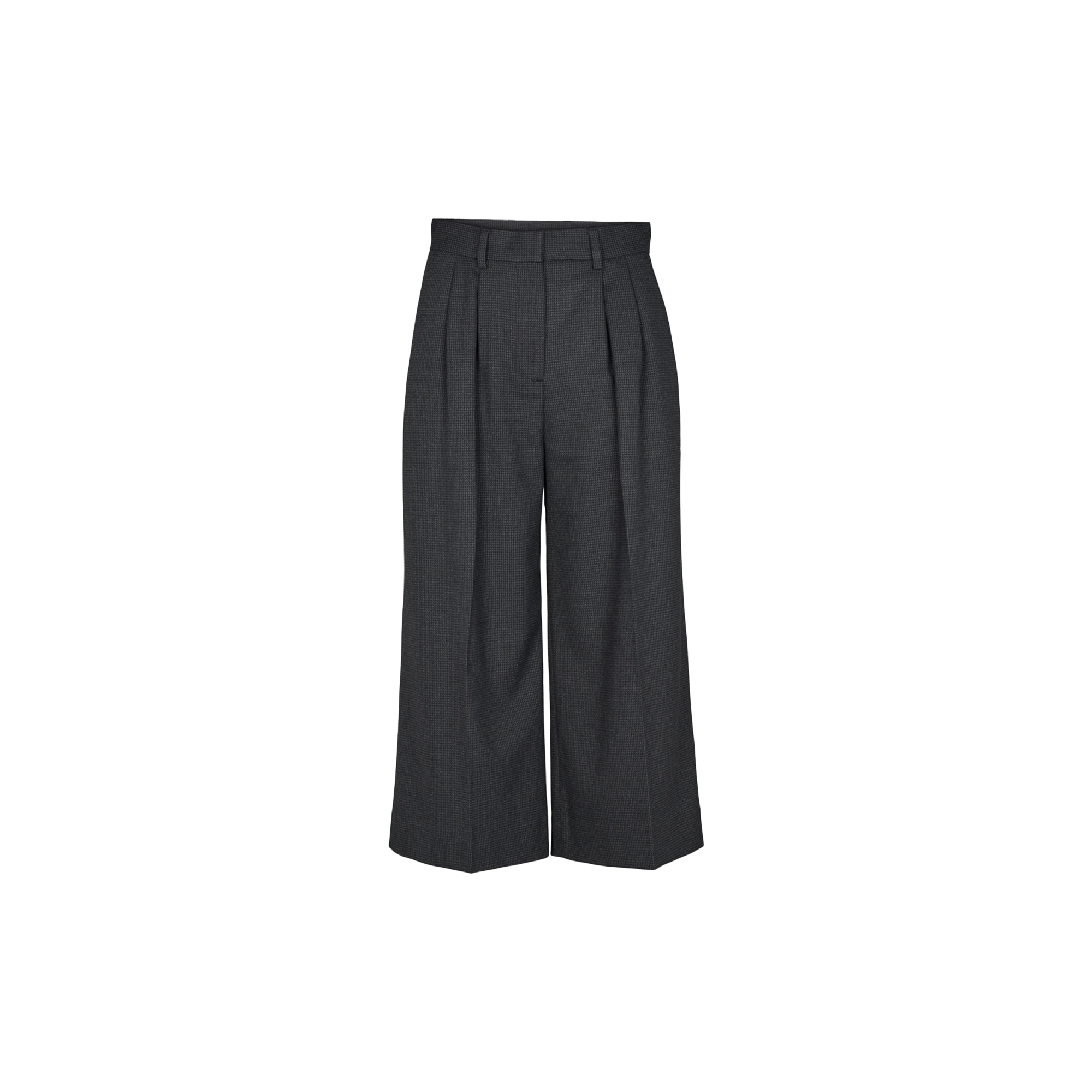 Basic Apparel - Marjo Cropped Pants, blackened pearl / black - Str. L