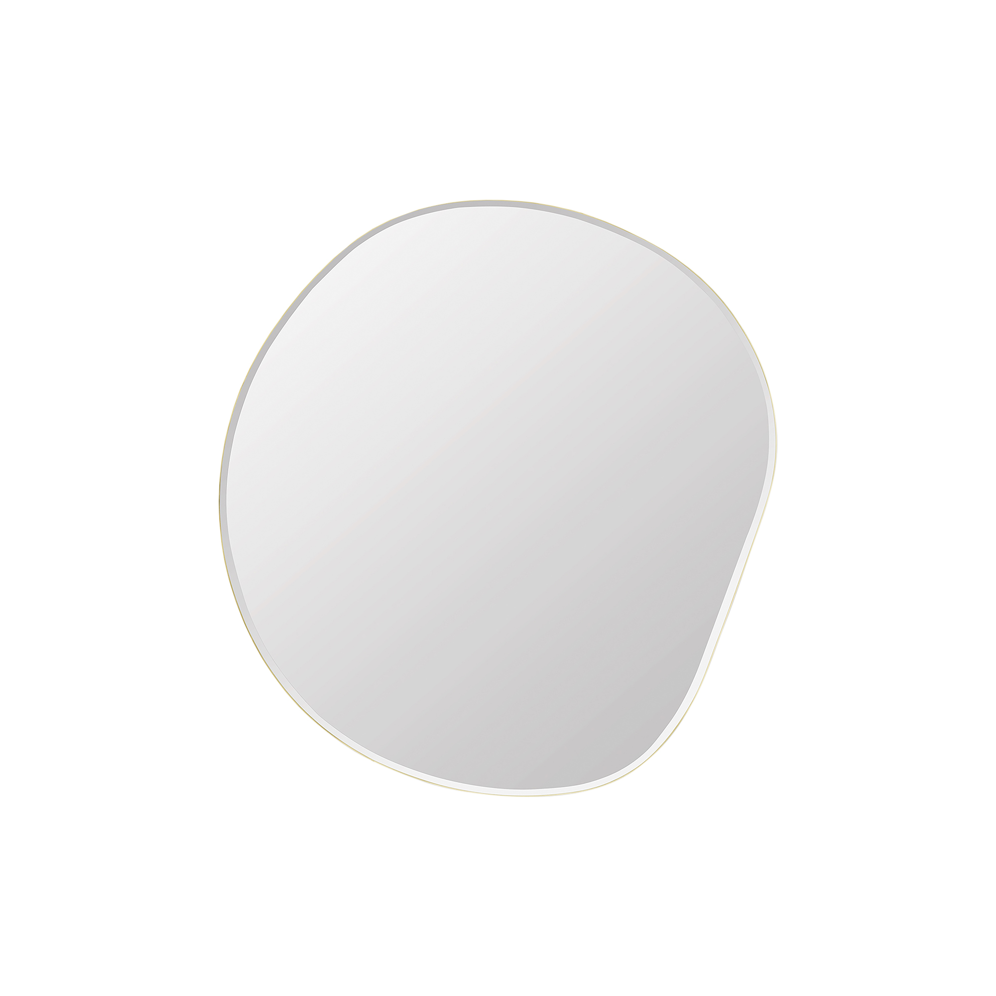 Ferm Living - Pond Mirror XL, brass - X-Large